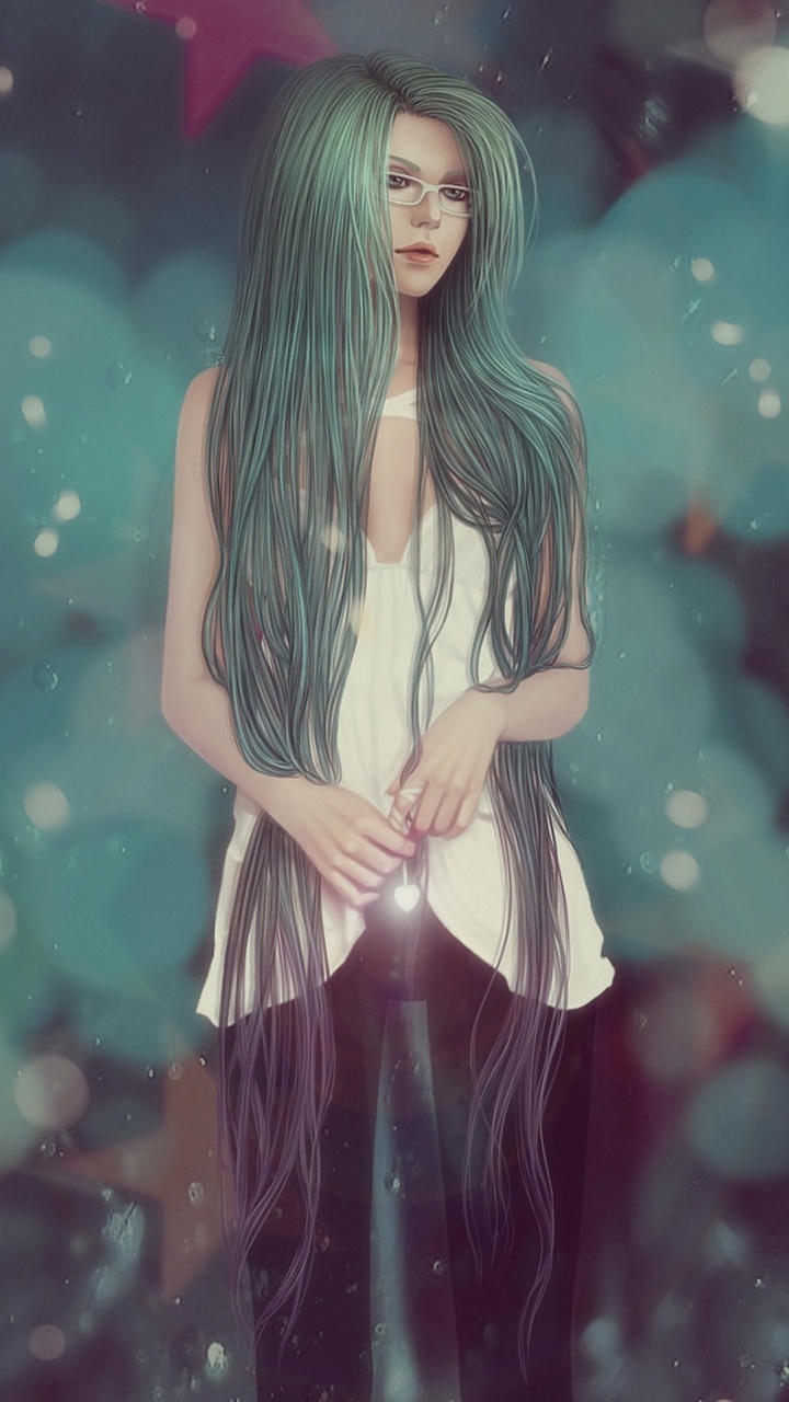 Woman in White Sleeveless Dress Standing on The Street. Wallpaper in 720x1280 Resolution