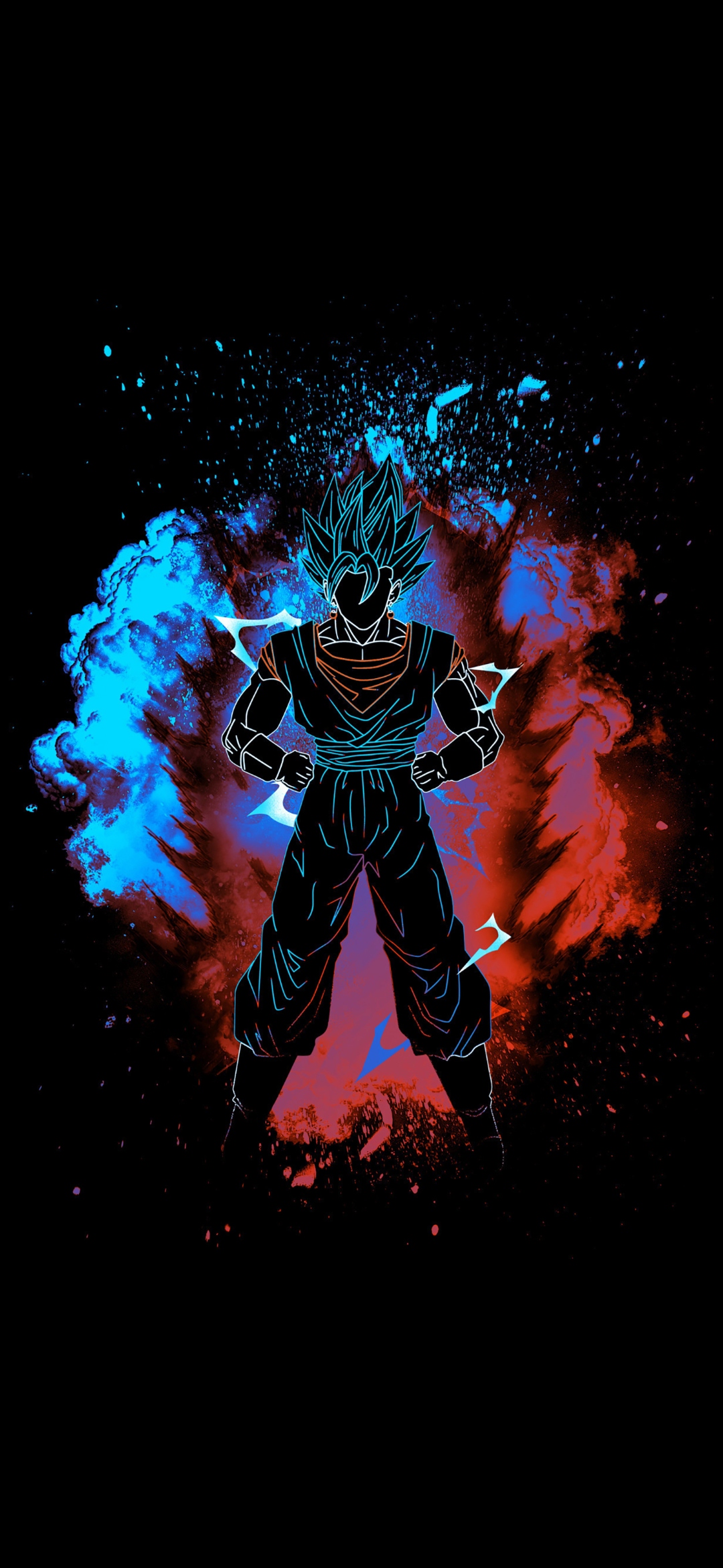 gohan vs celular fondo de pantalla