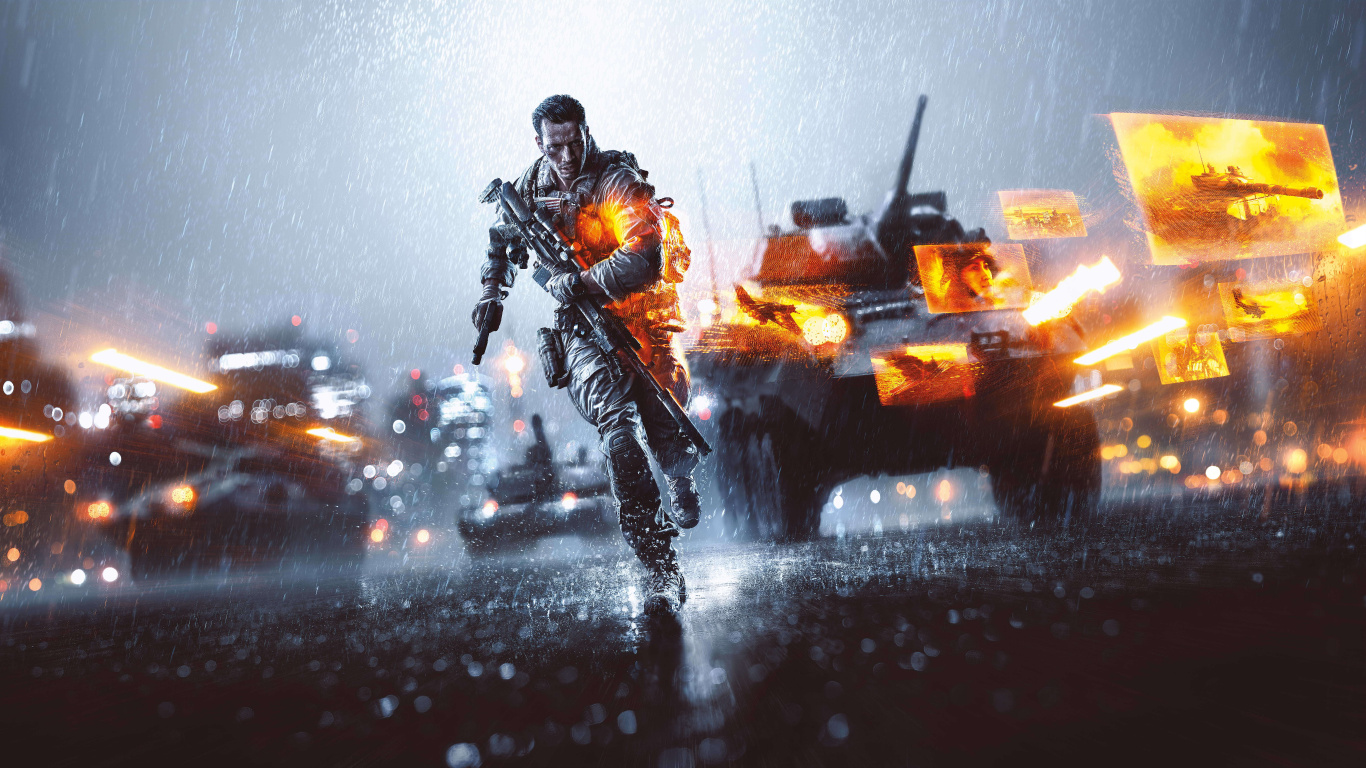 Battlefield Hardline, Battlefield 1, Electronic Arts, Soldier, Stunt Performer. Wallpaper in 1366x768 Resolution