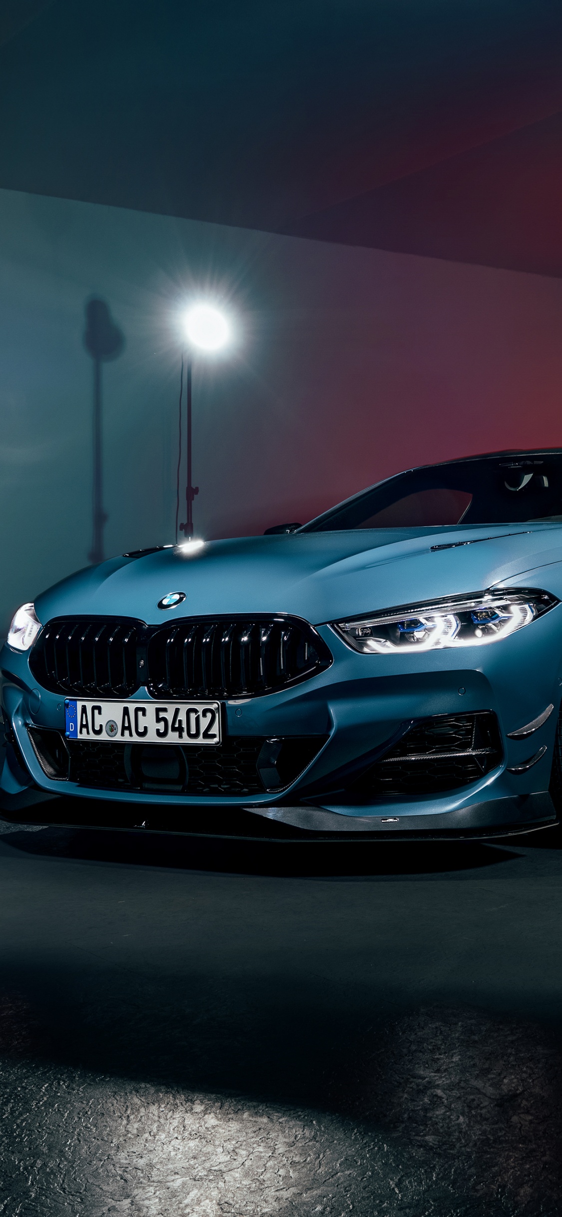 Graues Bmw m3 Coupé. Wallpaper in 1125x2436 Resolution