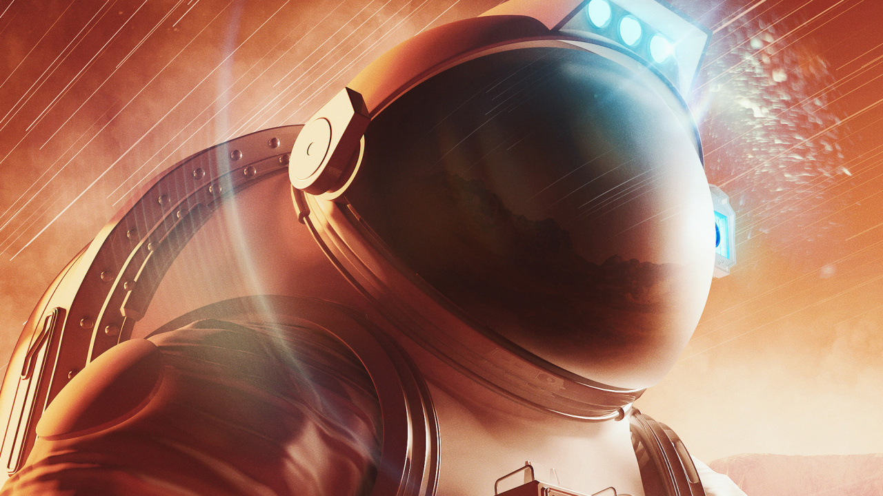 Projector, Astronaut, Automotive Lighting, Eyewear, Art. Wallpaper in 1280x720 Resolution