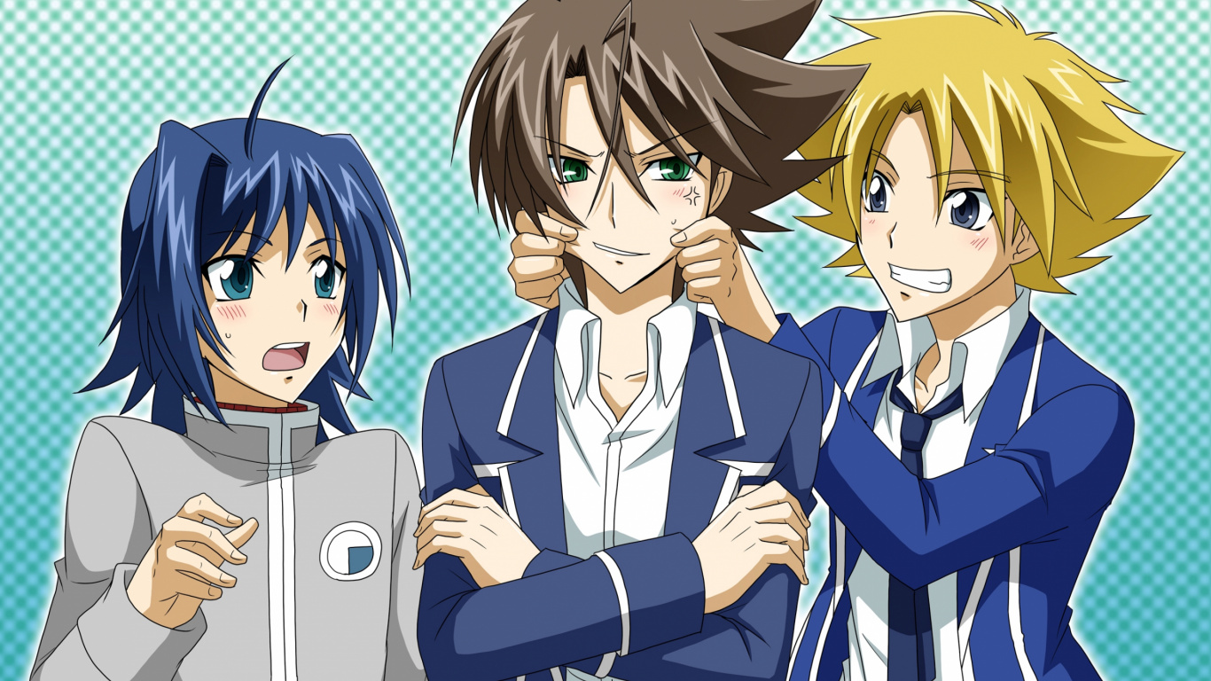 Ilustración de 2 Personajes Masculinos de Anime. Wallpaper in 1366x768 Resolution