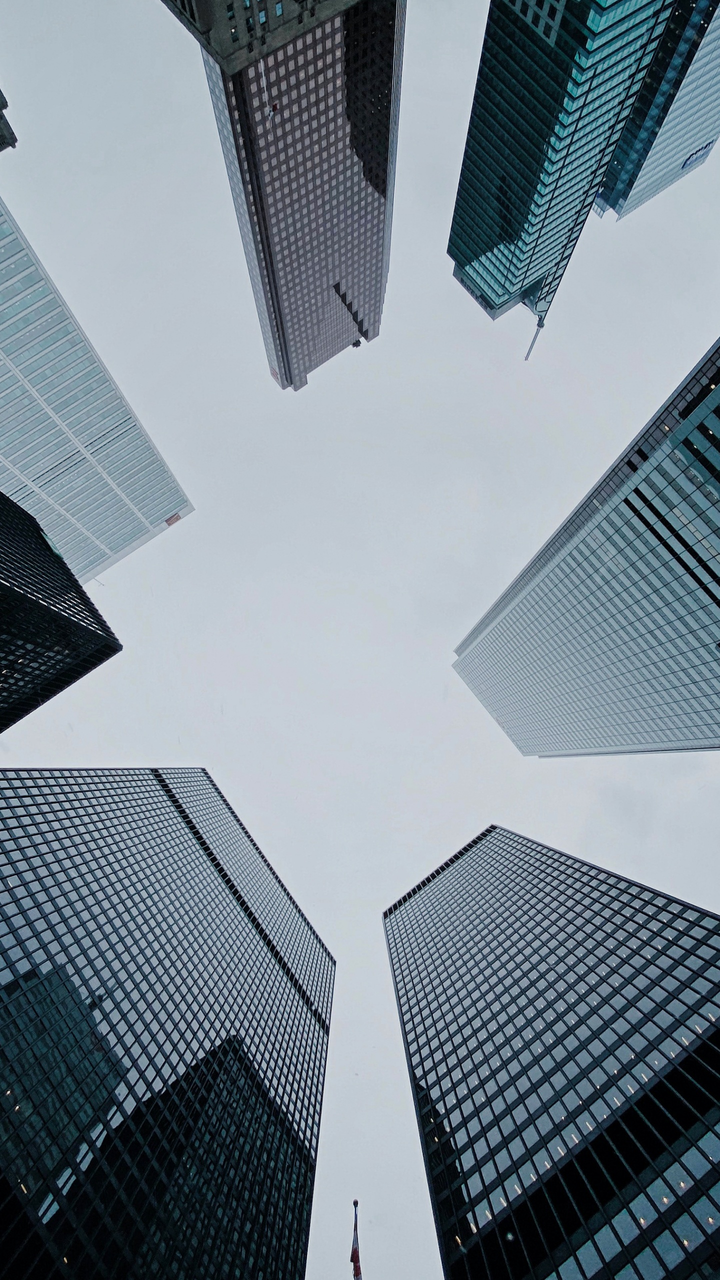 Tower Block, High Rise Building, Toronto Skyline Viewpoint, Building, CN Tower. Wallpaper in 1440x2560 Resolution