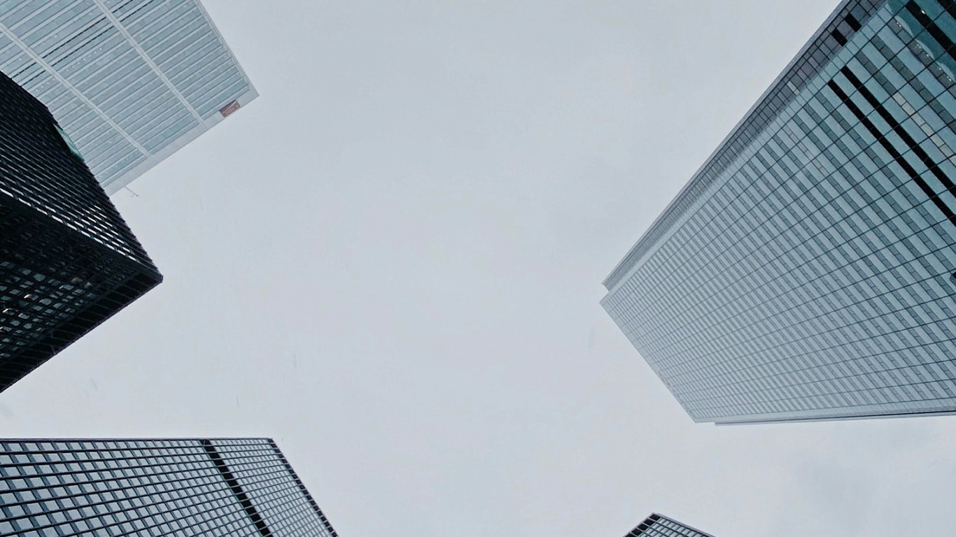 Tower Block, Hochhaus, Aussichtspunkt Skyline Von Toronto, Gebäude, CN Tower. Wallpaper in 1366x768 Resolution