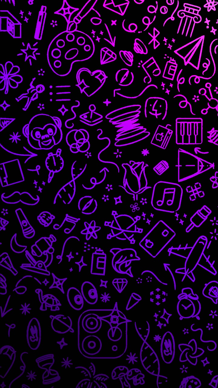 Muster, Purpur, Kunst, Magenta, Electric Blue. Wallpaper in 720x1280 Resolution