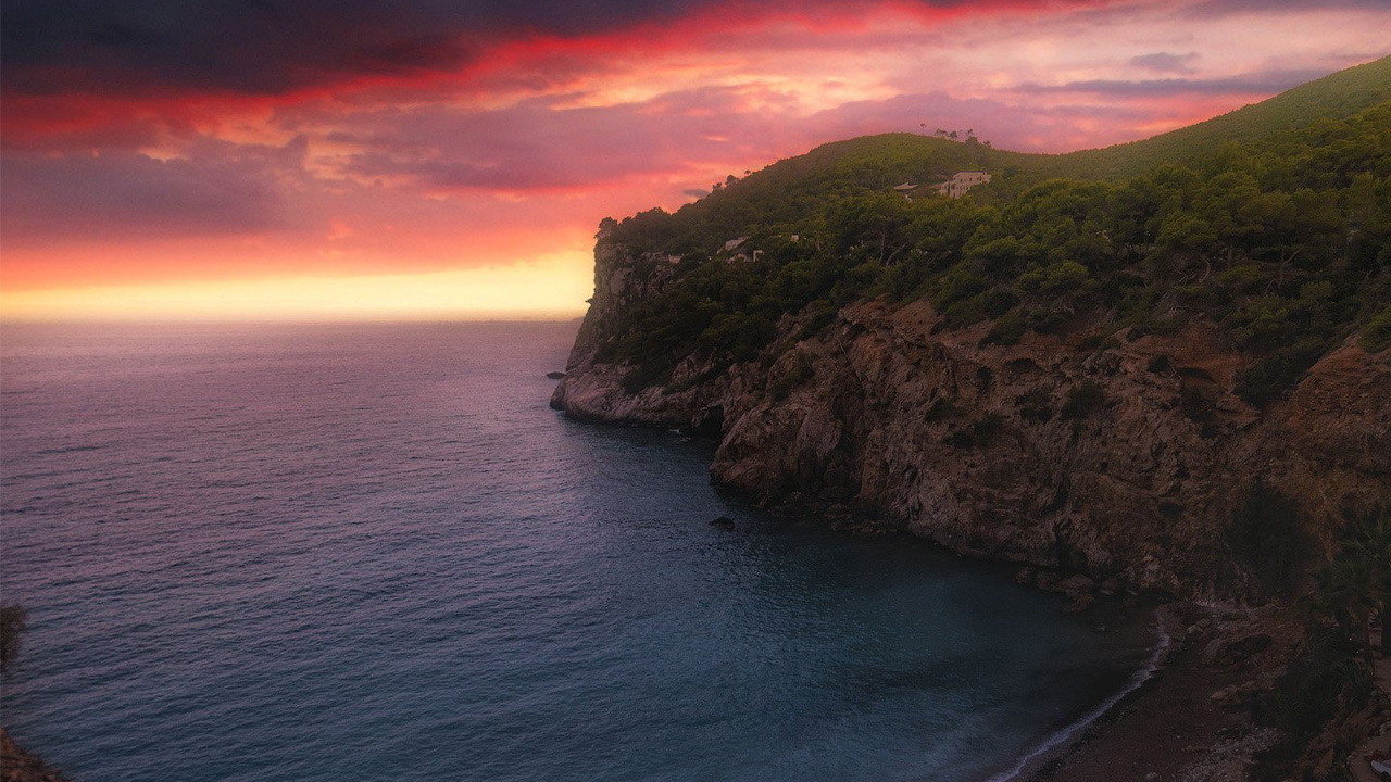 Eau, Atmosphère, Nature, Paysage Naturel, Afterglow. Wallpaper in 1280x720 Resolution