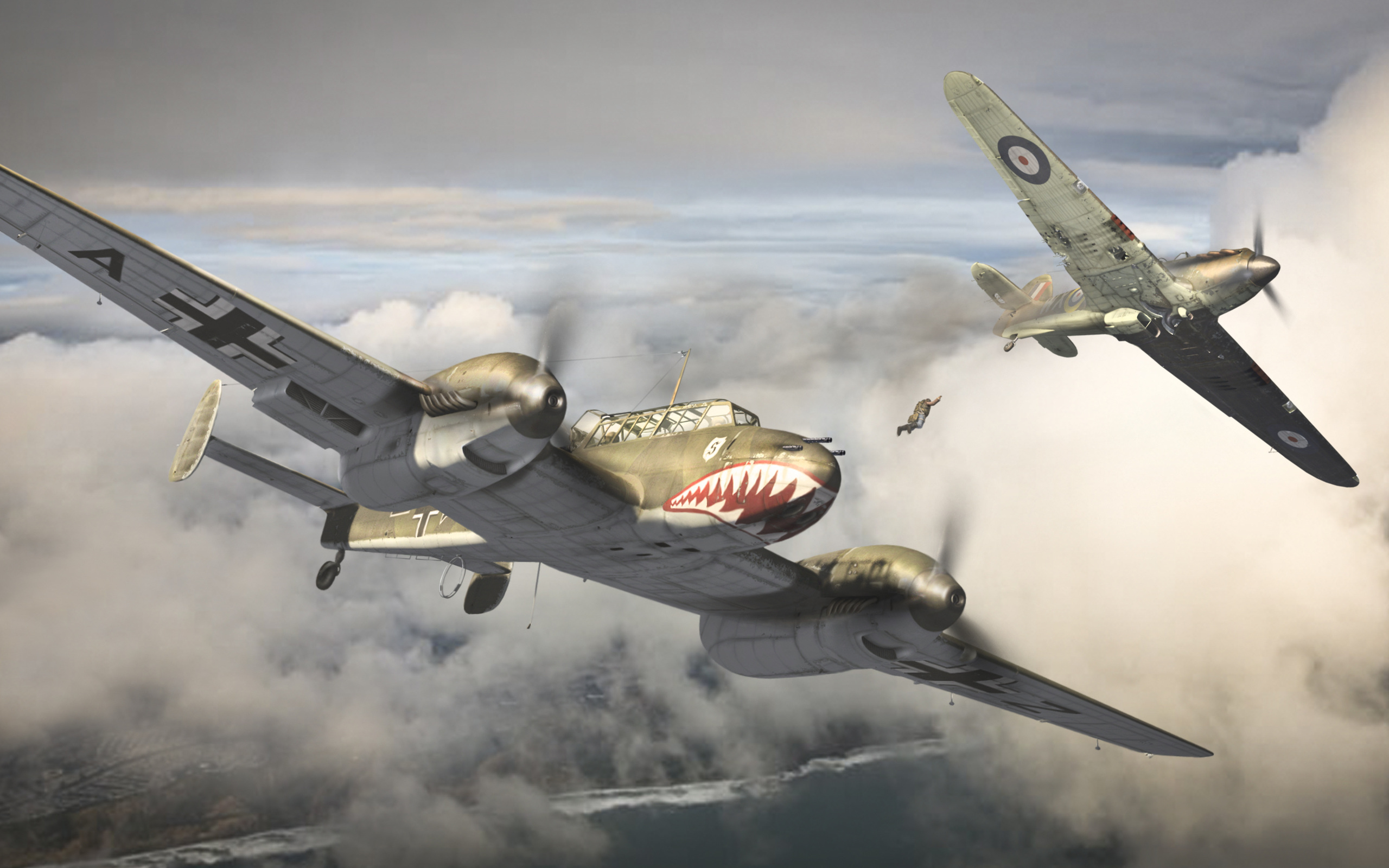Fondo De Pantalla De Aviones Militares De La Segunda Guerra Mundial