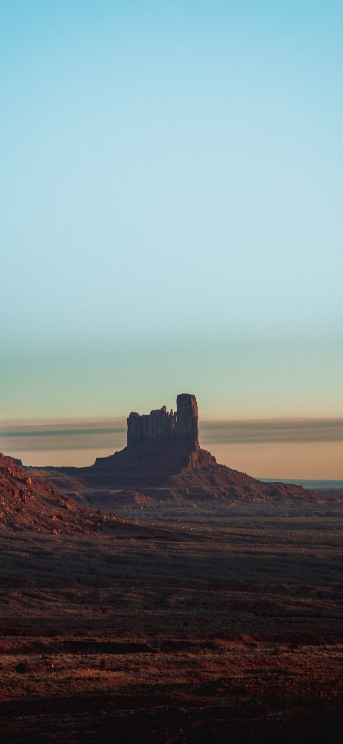 Oljato-Monument Valley, Butte, Mañana, Monument Valley, Badlands. Wallpaper in 1125x2436 Resolution