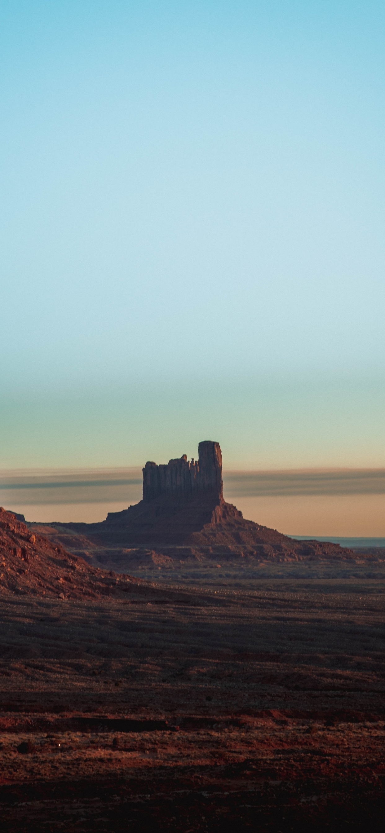 Oljato-Monument Valley, Butte, Mañana, Monument Valley, Badlands. Wallpaper in 1242x2688 Resolution