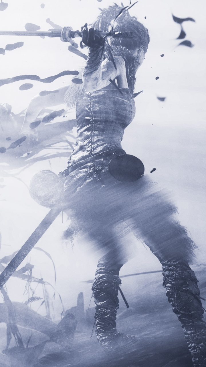 Homme en Veste Noire Tenant un Fusil. Wallpaper in 720x1280 Resolution