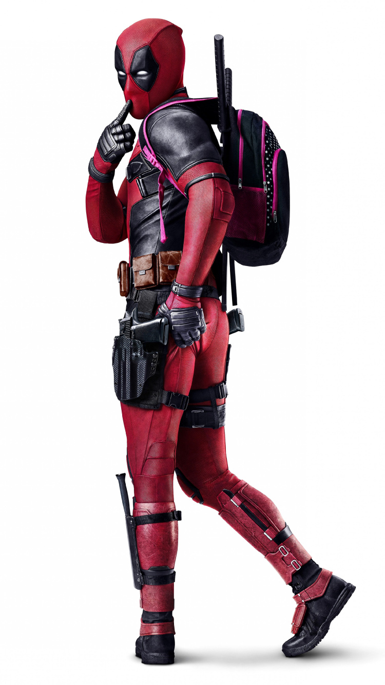 Deadpool, Fiktiver Charakter, X-men, Poster, Marvel Comics. Wallpaper in 750x1334 Resolution