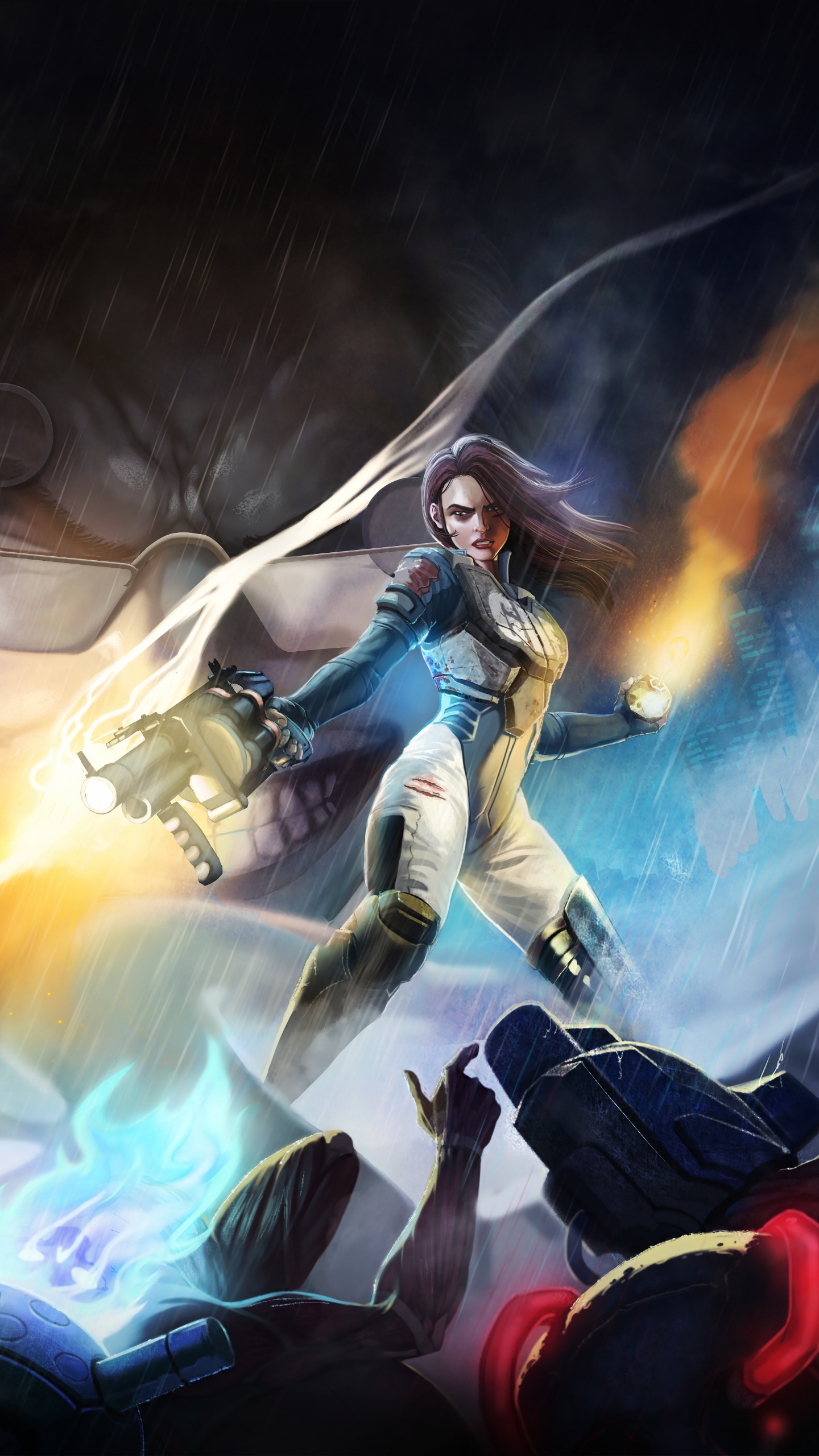 Kunstwerke Der Ionenwut, Ionenwut, Bombshell, 3D-Bereiche, Herzog Nukem 3D. Wallpaper in 1440x2560 Resolution