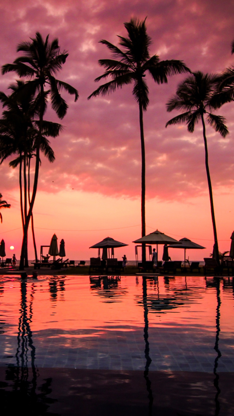 Agua, Ambiente, Afterglow, Naturaleza, Atardecer. Wallpaper in 750x1334 Resolution