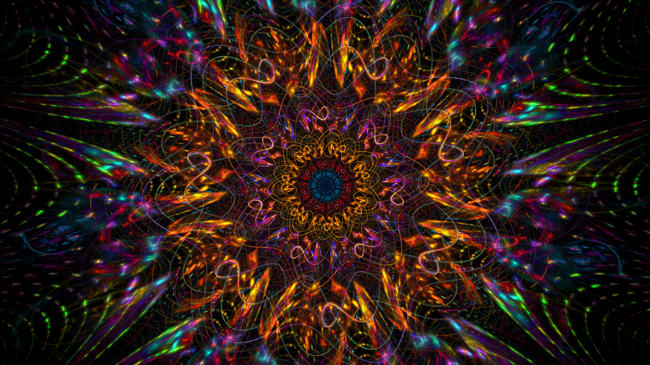 Pintura Abstracta Púrpura y Azul. Wallpaper in 1280x720 Resolution