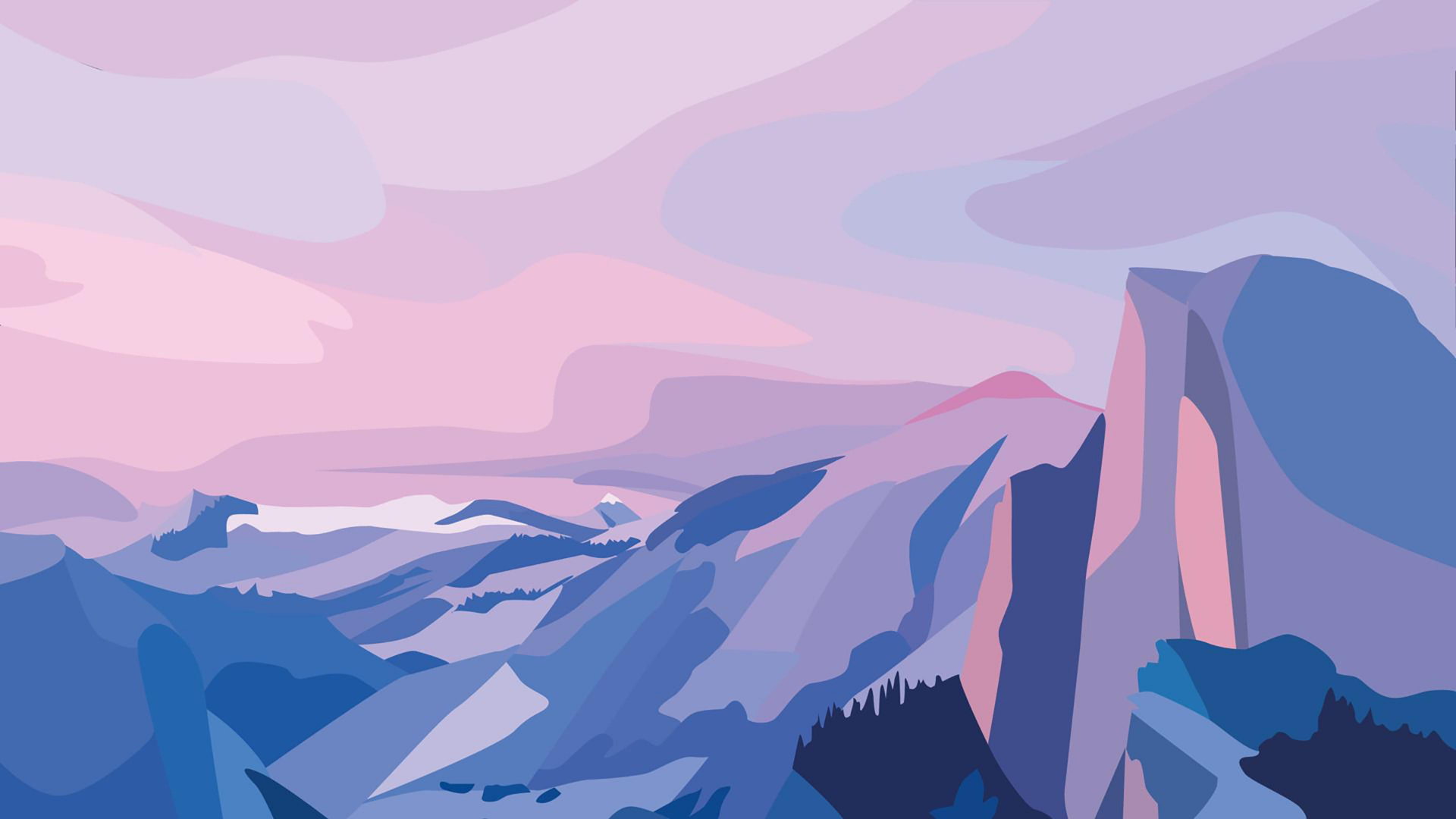 Minimalismus, Ökoregion, Veilchen, Kunst, Magenta. Wallpaper in 1920x1080 Resolution