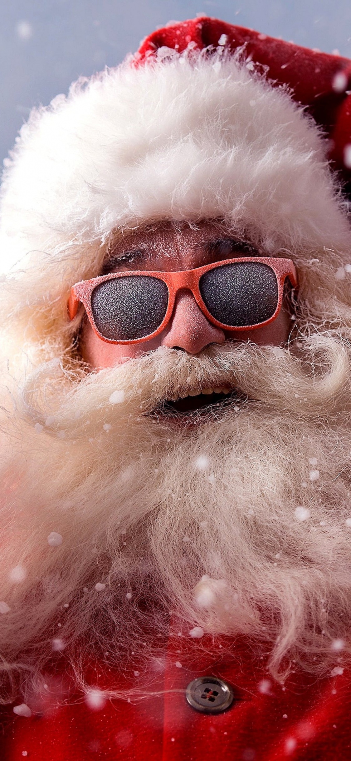 Neujahr, Weihnachtsmann, Ded Moroz, Weihnachtsmann Lustig, Weihnachten. Wallpaper in 1125x2436 Resolution