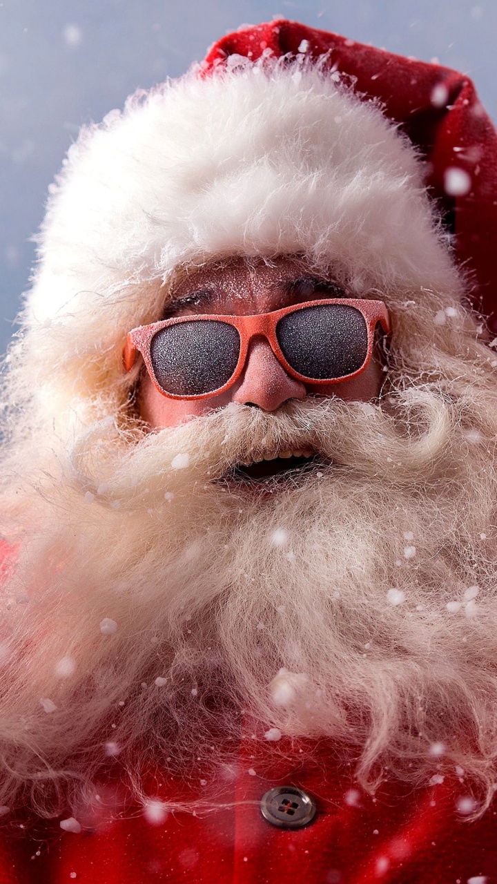 Neujahr, Weihnachtsmann, Ded Moroz, Weihnachtsmann Lustig, Weihnachten. Wallpaper in 720x1280 Resolution