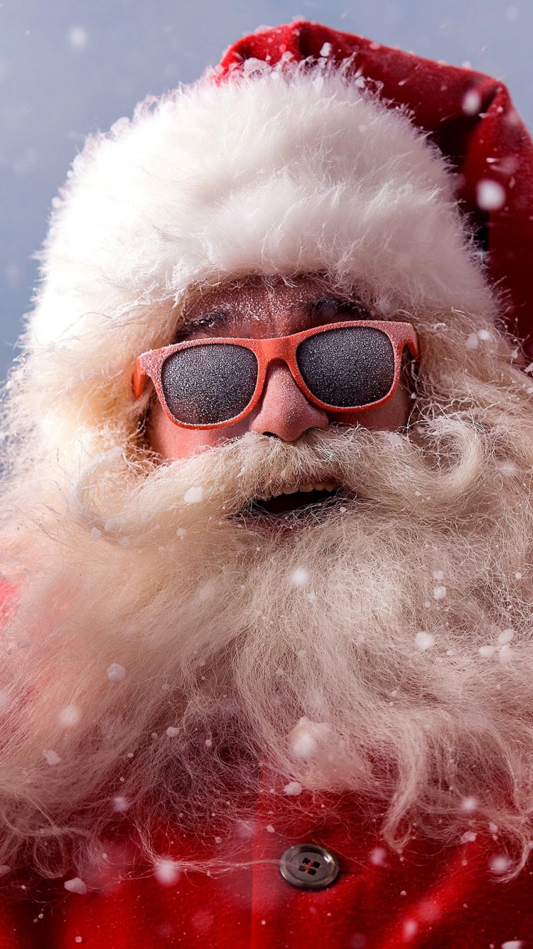 Neujahr, Weihnachtsmann, Ded Moroz, Weihnachtsmann Lustig, Weihnachten. Wallpaper in 750x1334 Resolution