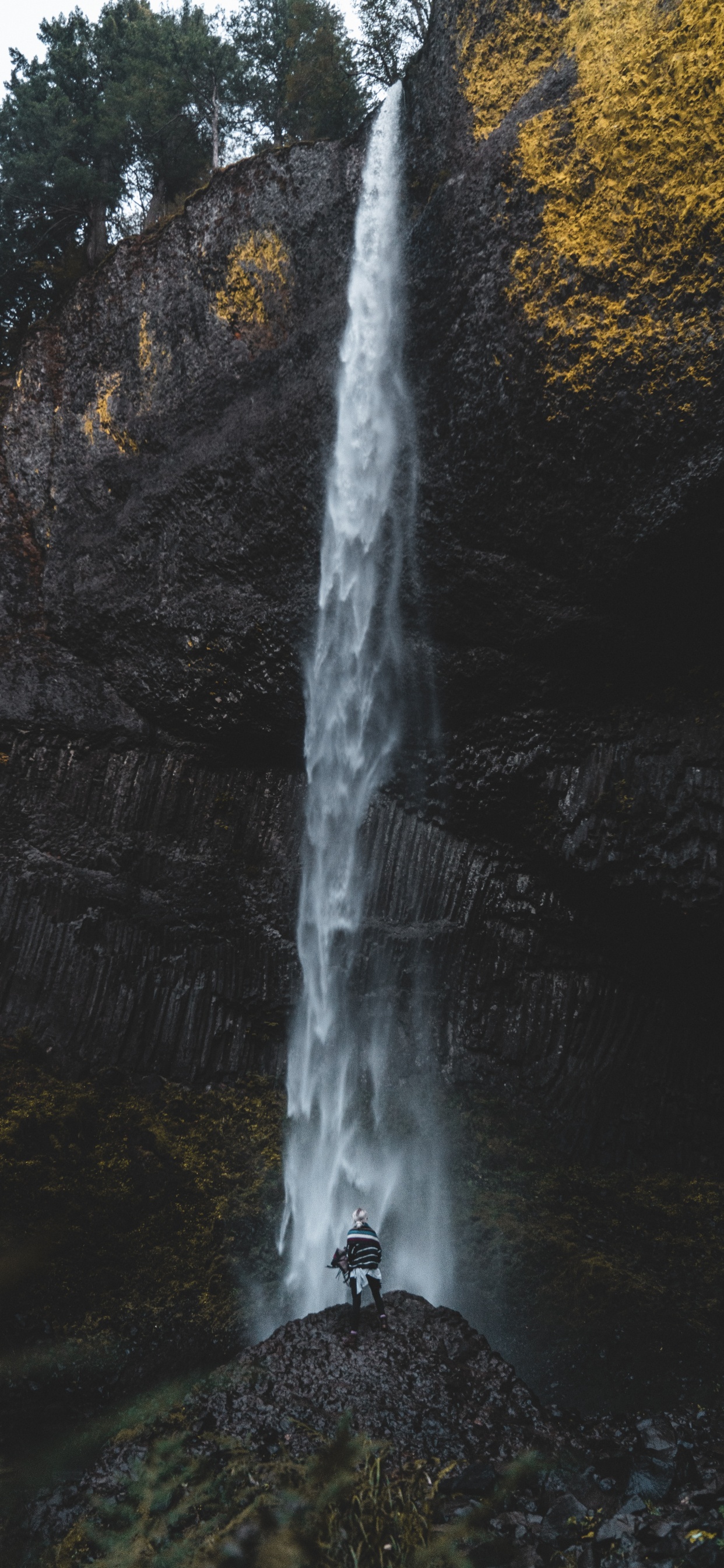 Cascada, Agua, Naturaleza, Los Recursos de Agua, Paisaje Natural. Wallpaper in 1242x2688 Resolution