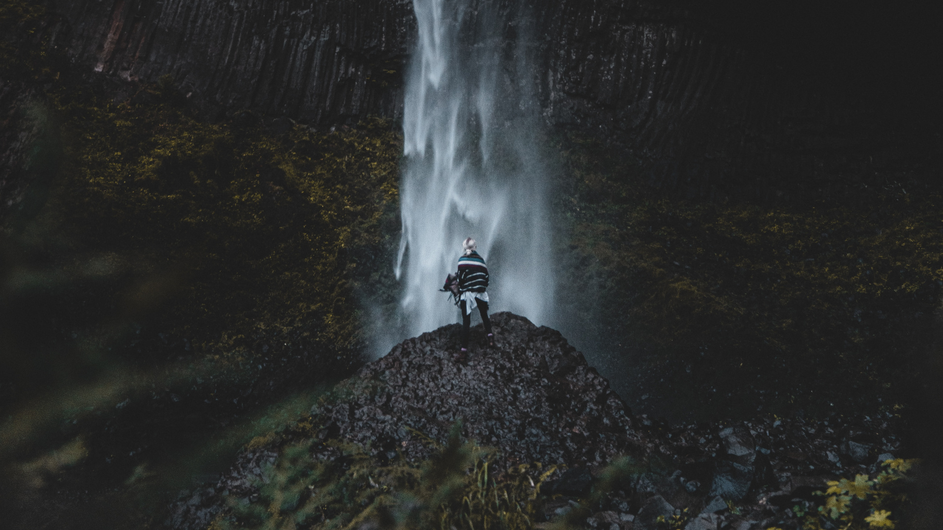 Cascada, Agua, Naturaleza, Los Recursos de Agua, Paisaje Natural. Wallpaper in 1920x1080 Resolution