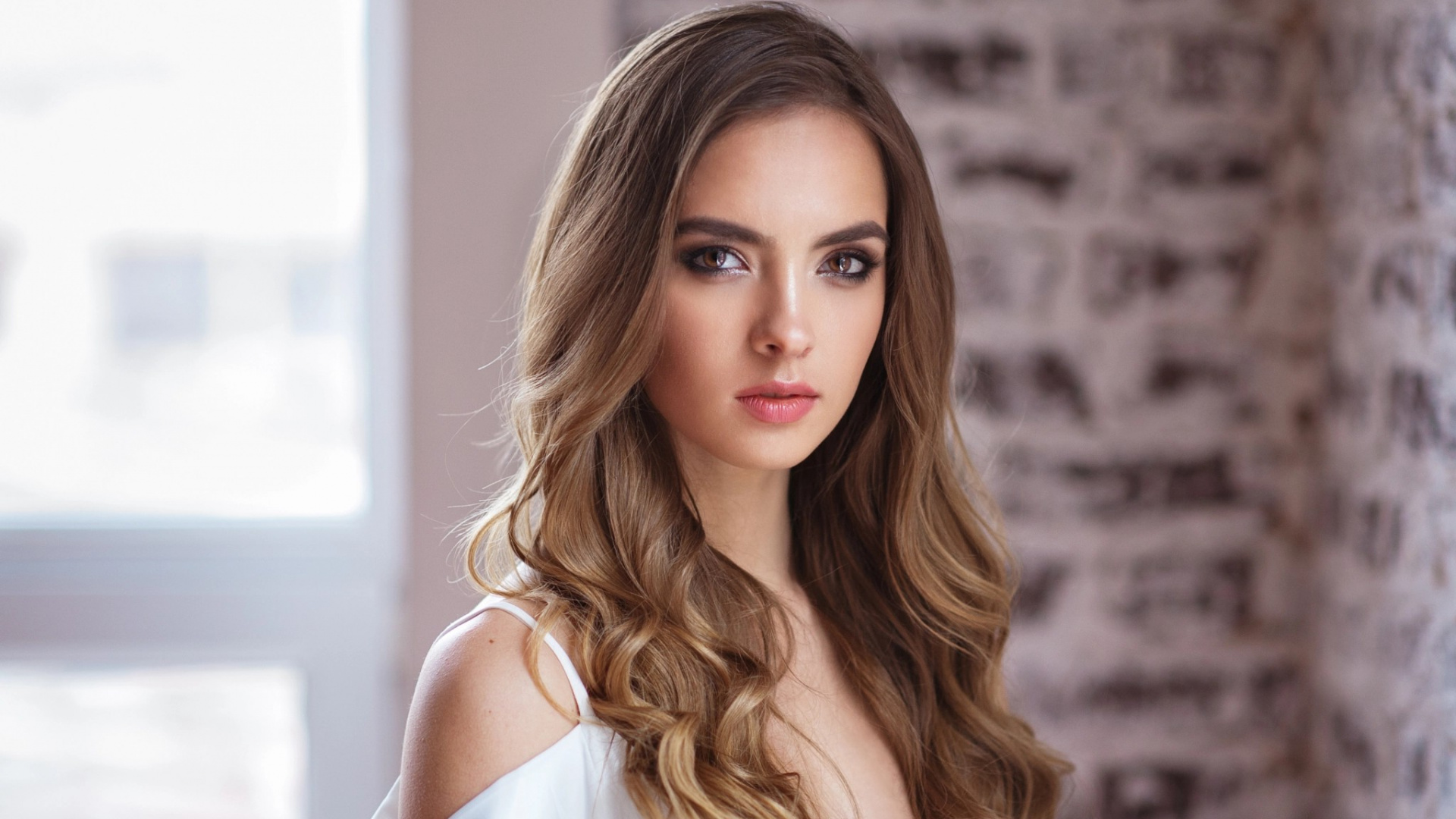 Portrait, Hair, Face, Blond, Hairstyle. Wallpaper in 1920x1080 Resolution