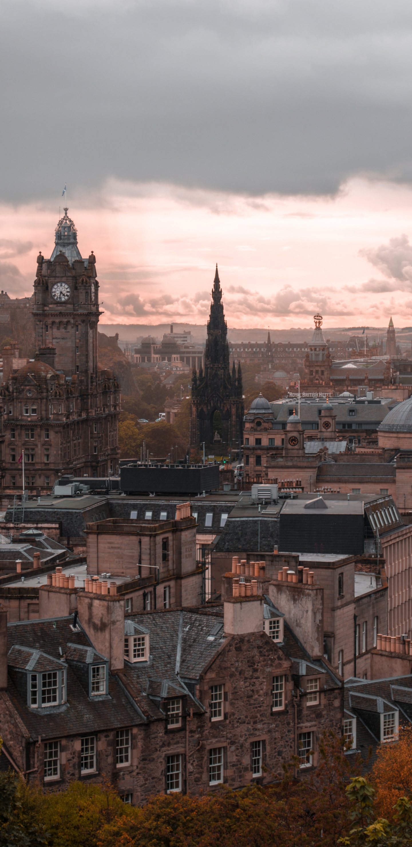 Aerial View of City Buildings During Daytime. Wallpaper in 1440x2960 Resolution