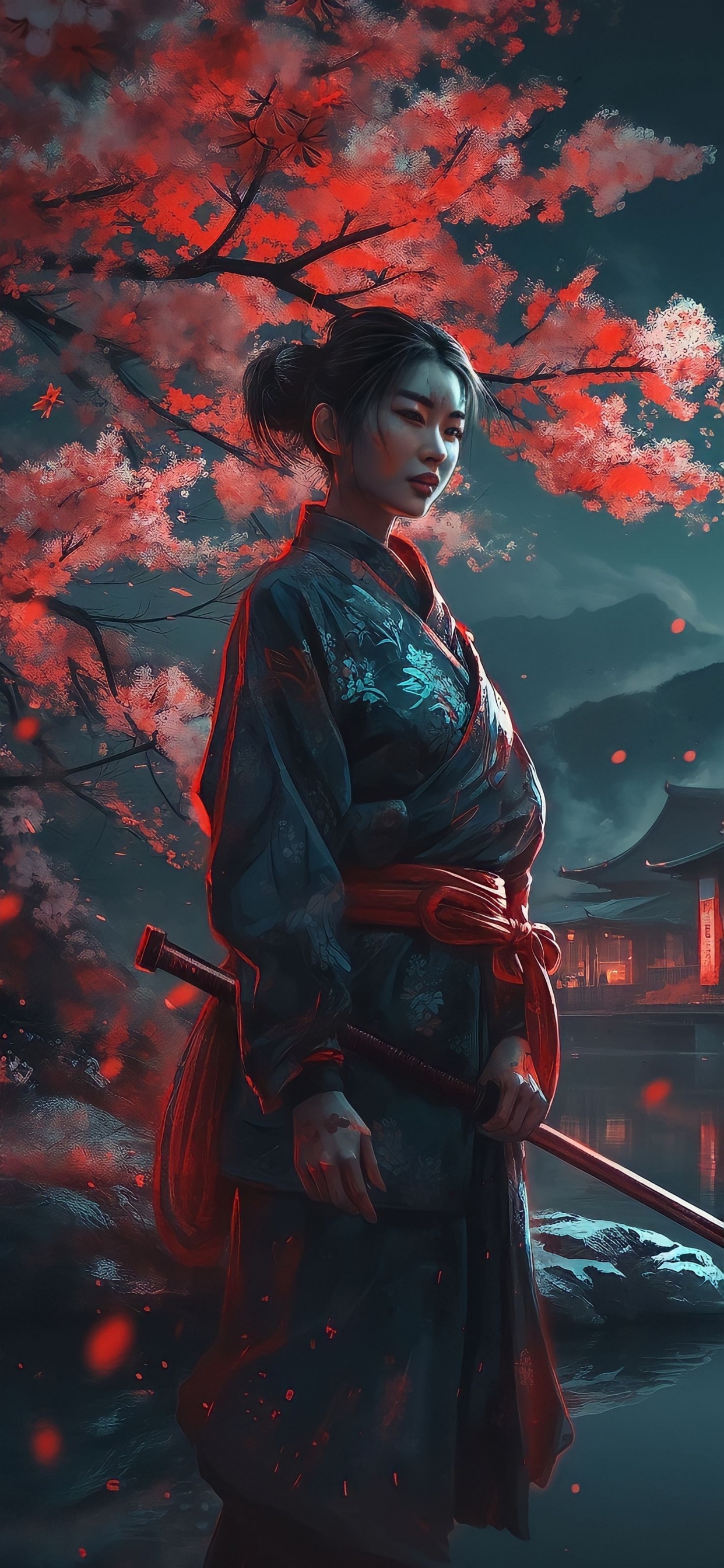 Arts Visuels, Dame m, Art, Kimono, Costume. Wallpaper in 1242x2688 Resolution