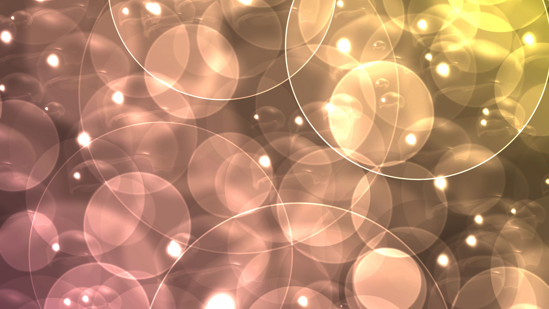 Pink and White Light Bokeh. Wallpaper in 1920x1080 Resolution