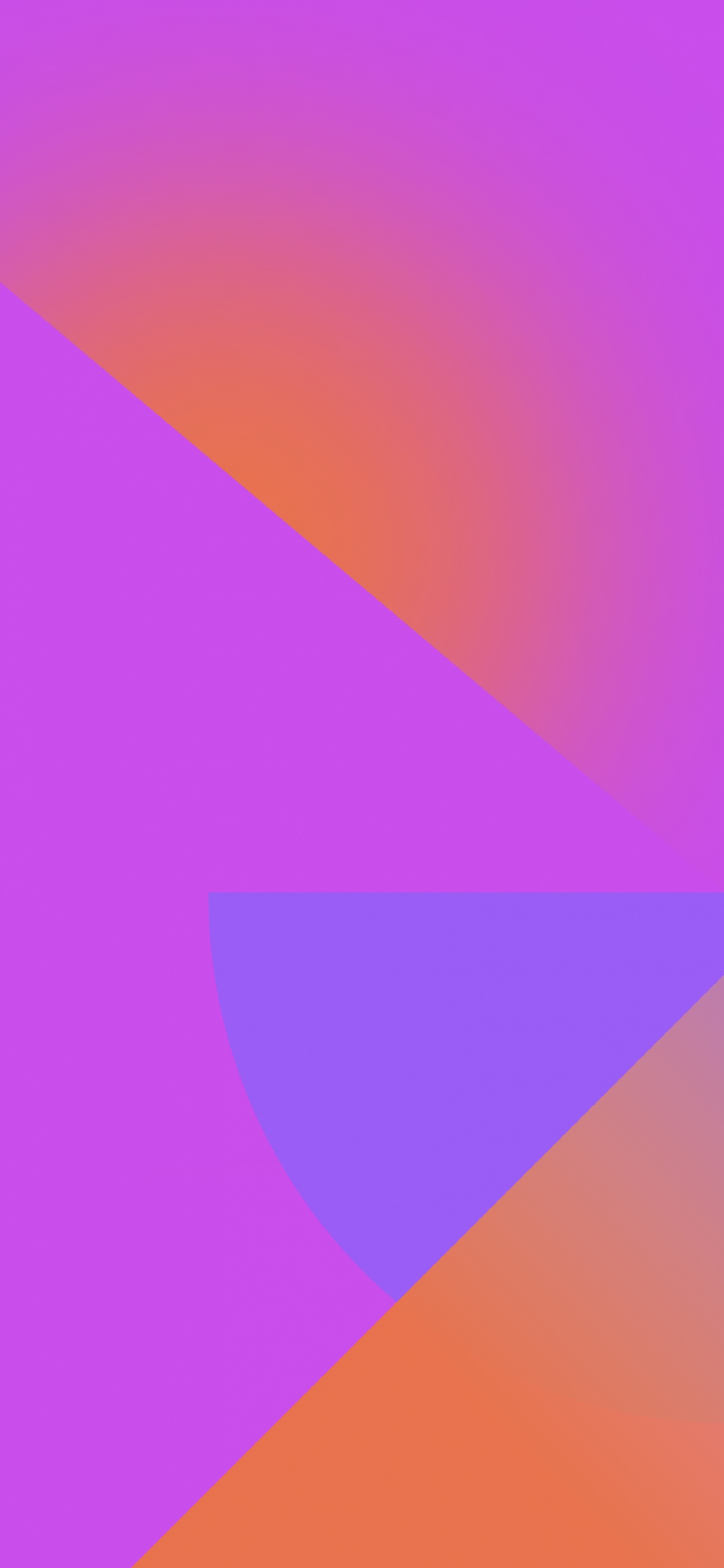 Naranja, Matemáticas, Geometría, Morado, Violeta. Wallpaper in 1125x2436 Resolution