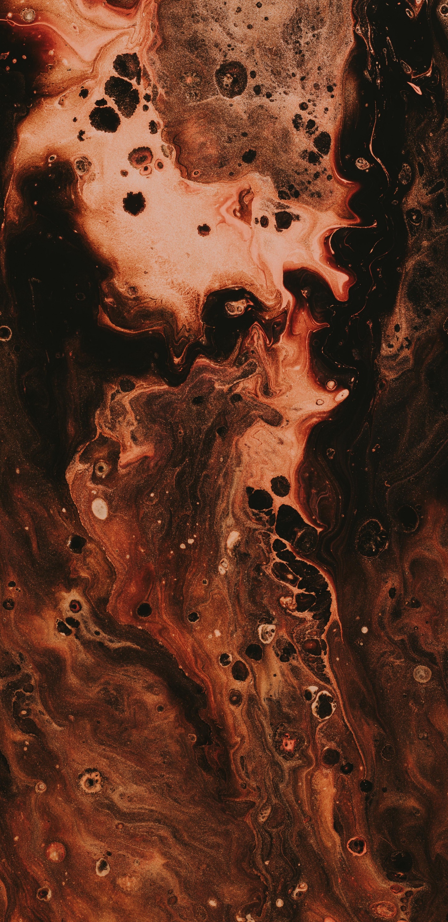 Peinture Abstraite Rouge et Blanche. Wallpaper in 1440x2960 Resolution