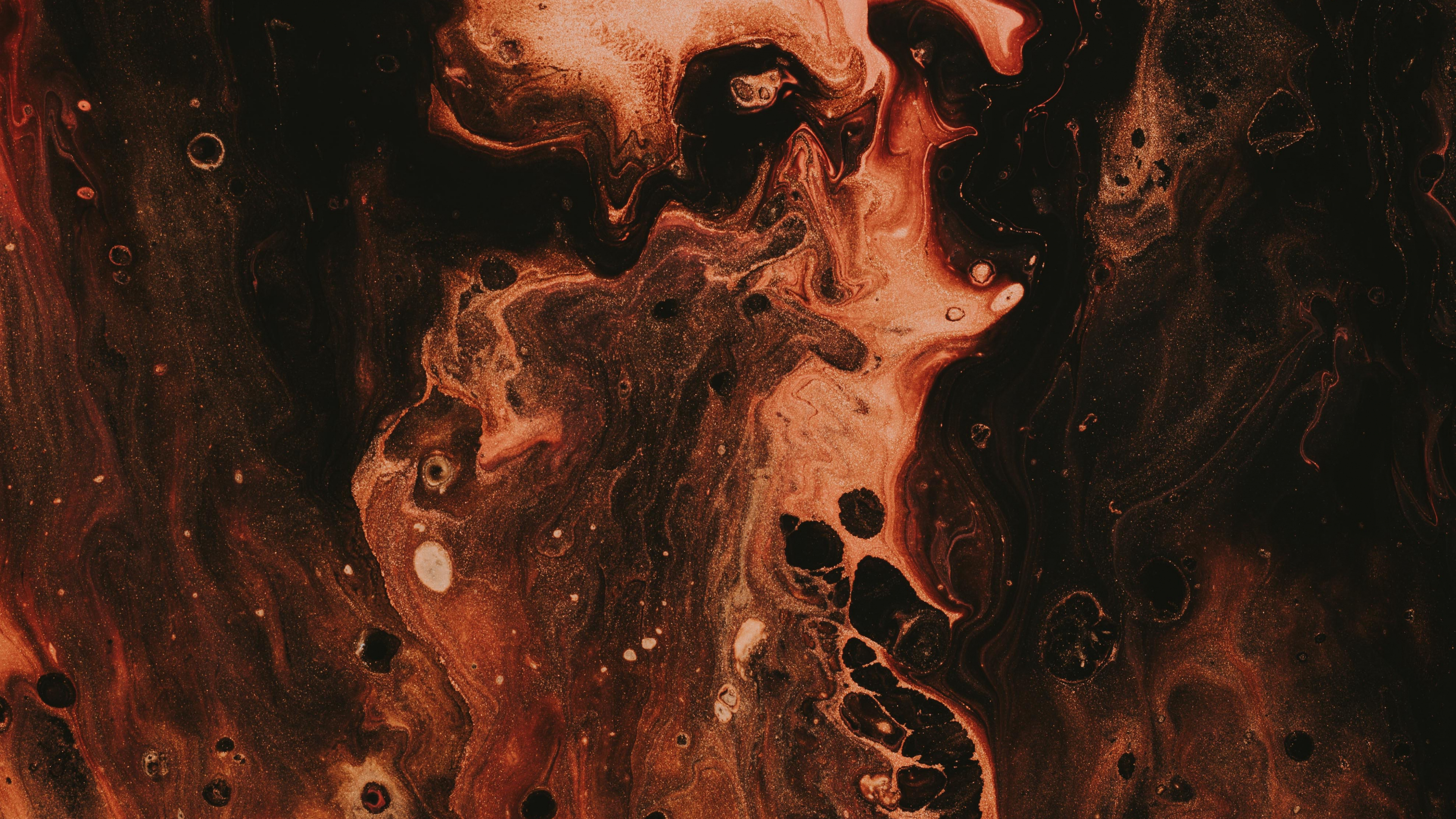 Peinture Abstraite Rouge et Blanche. Wallpaper in 3840x2160 Resolution