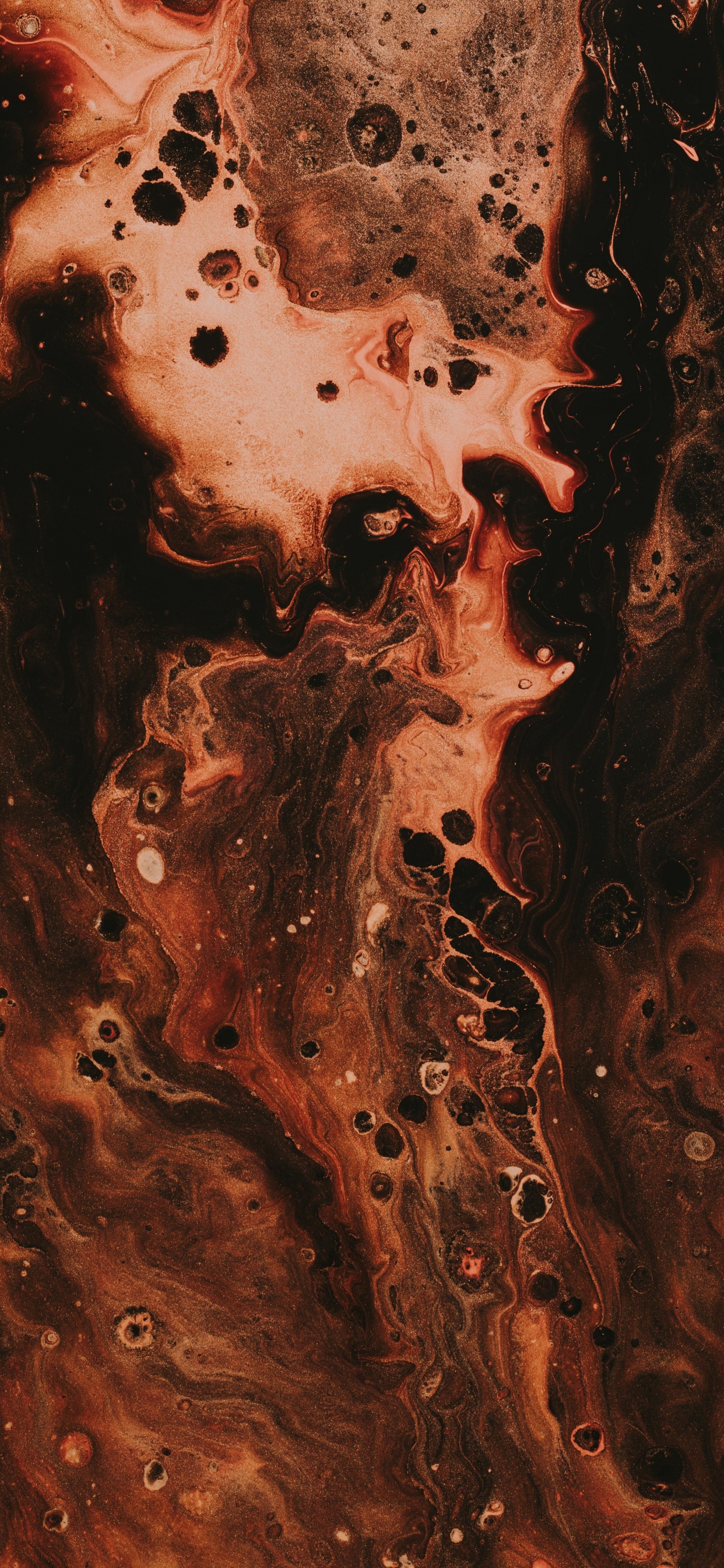 棕色, 艺术, 空间, 地质学, 纹理 壁纸 1242x2688 允许