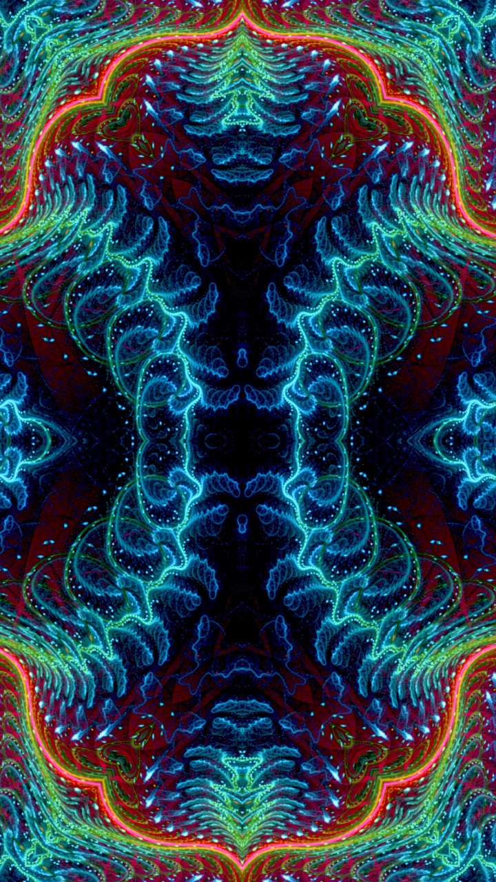 Blue and Red Abstract Painting. Wallpaper in 720x1280 Resolution