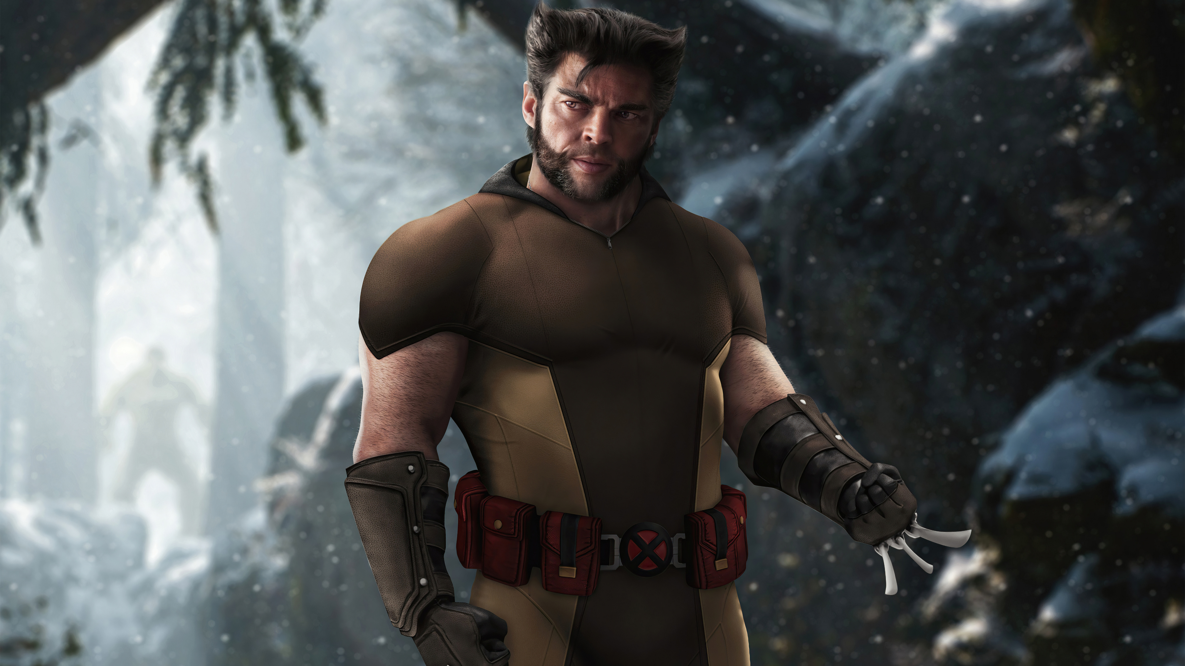 Wolverine Mcu Fanart, Wolverine, Digital Art, Fan Art, Art. Wallpaper in 3840x2160 Resolution