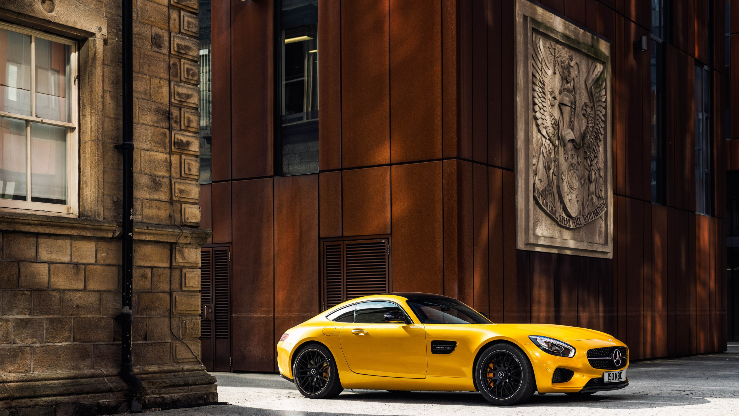 豪华旅行车, 黄色的, 奔驰amg, 梅赛德斯-奔驰s级, 街 壁纸 2560x1440 允许