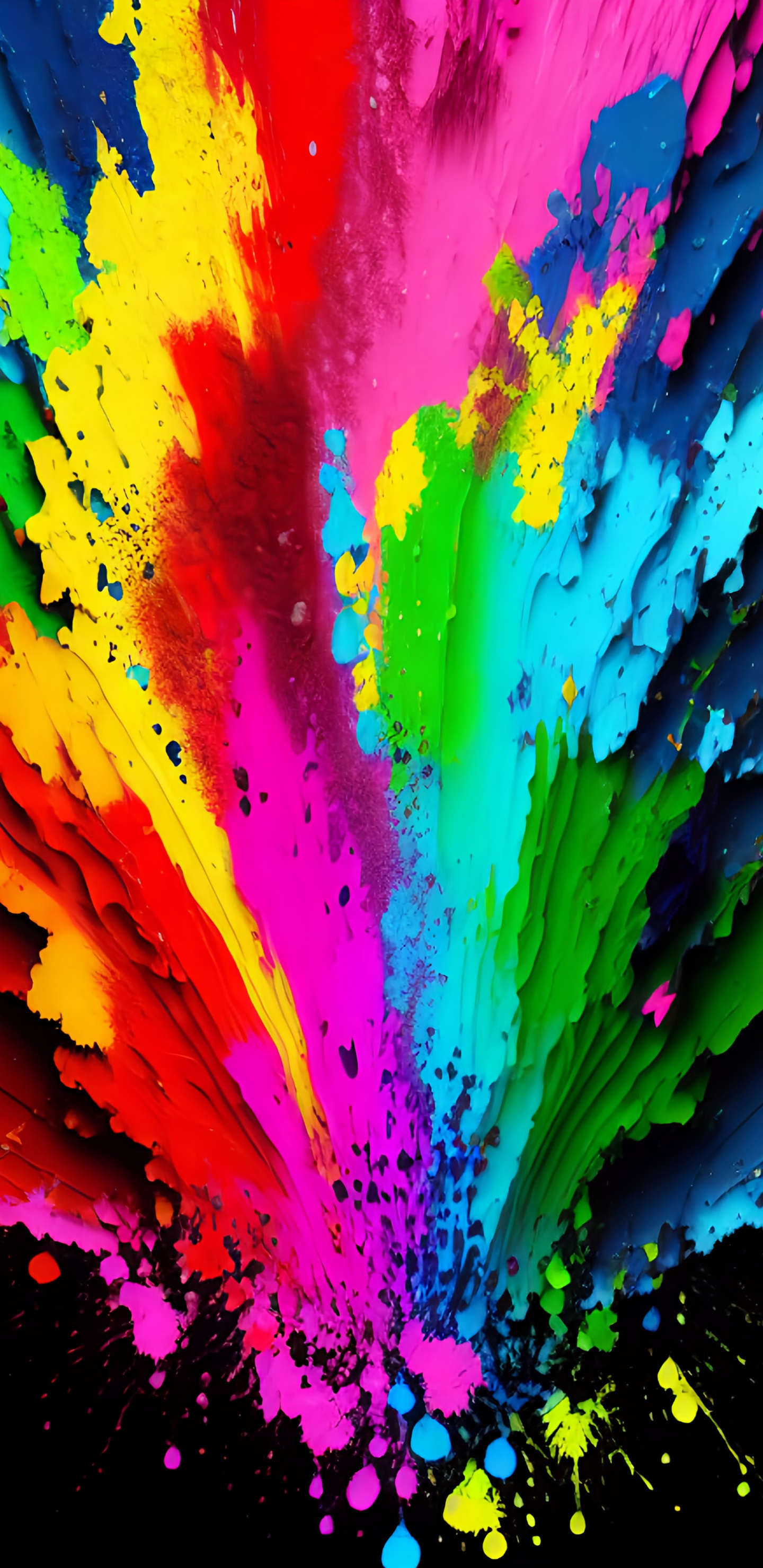 Art, Art Fractal, Peinture Acrylique, la Pureté de la Couleur, Magenta. Wallpaper in 1440x2960 Resolution