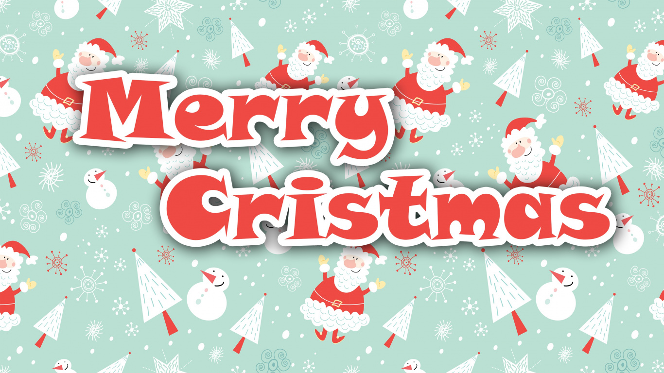 Santa Claus, Adorno de Navidad, El Día De Navidad, Ded Moroz, Tarjeta de Felicitación. Wallpaper in 1366x768 Resolution