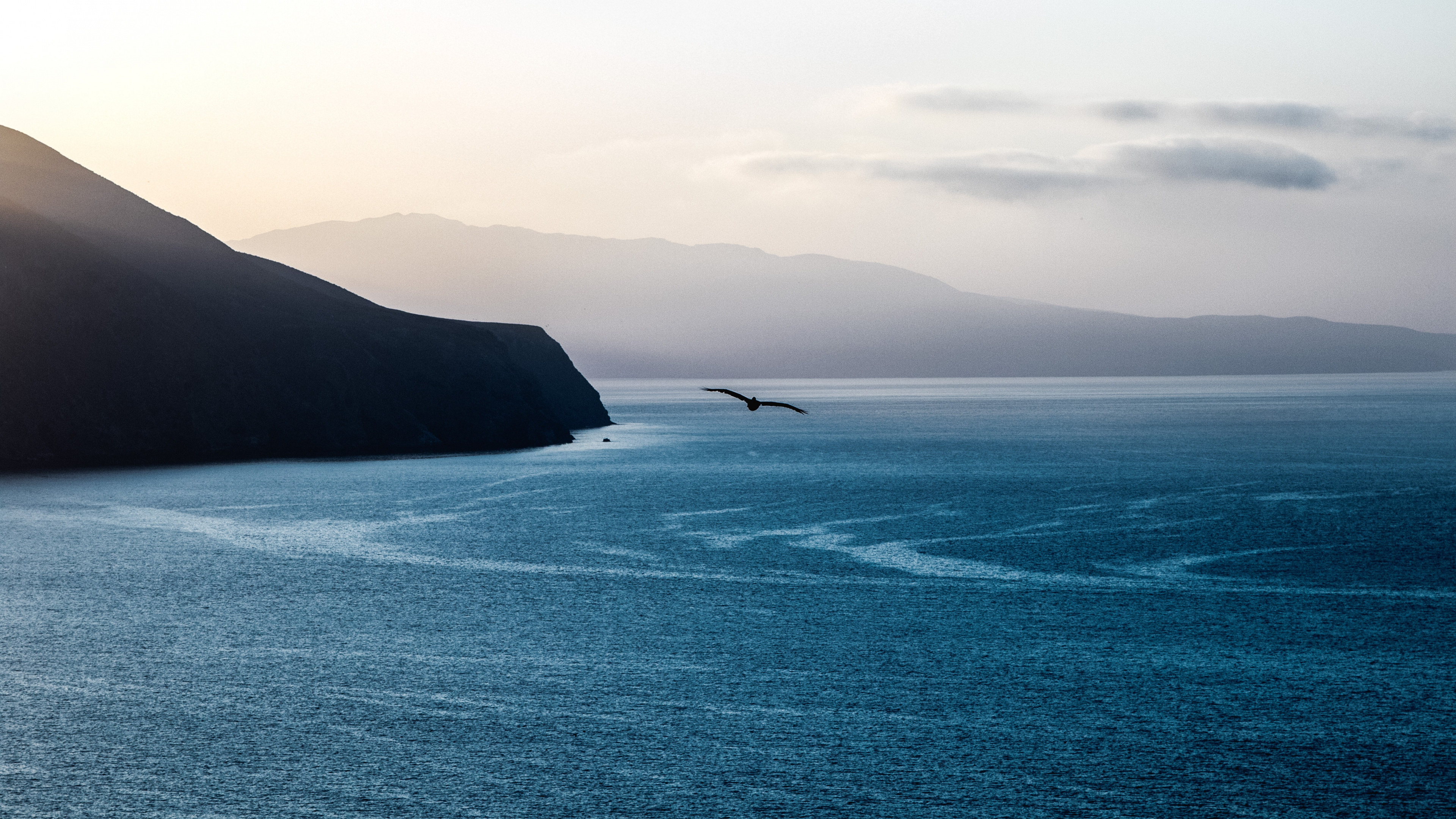 人体内的水, 大海, 海洋, 地平线, 声音 壁纸 3840x2160 允许