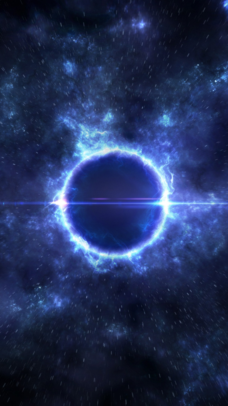 Black Hole, Atmosphere, Astronomical Object, Galaxy, Nebula. Wallpaper in 750x1334 Resolution