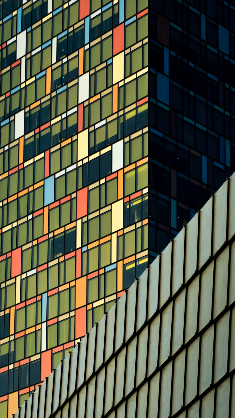 Architektur, Eigenschaft, Fenster, Gebäude, Rechteck. Wallpaper in 750x1334 Resolution