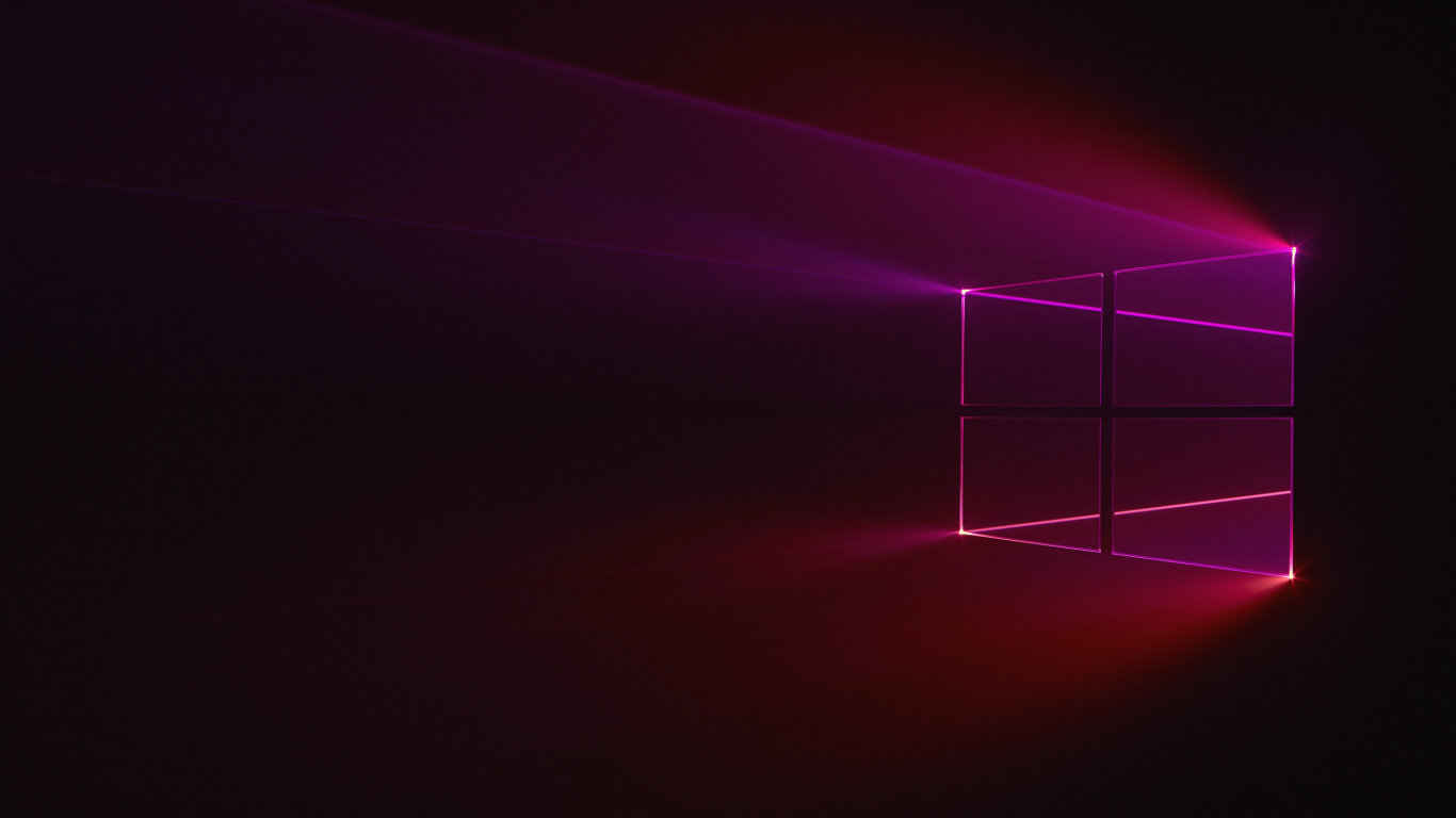 Purple Light in Dark Room. Wallpaper in 1366x768 Resolution