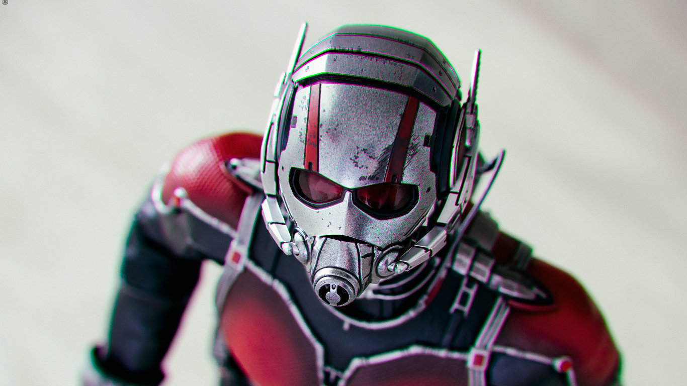 Red and Black Iron Man Action Figure. Wallpaper in 1366x768 Resolution
