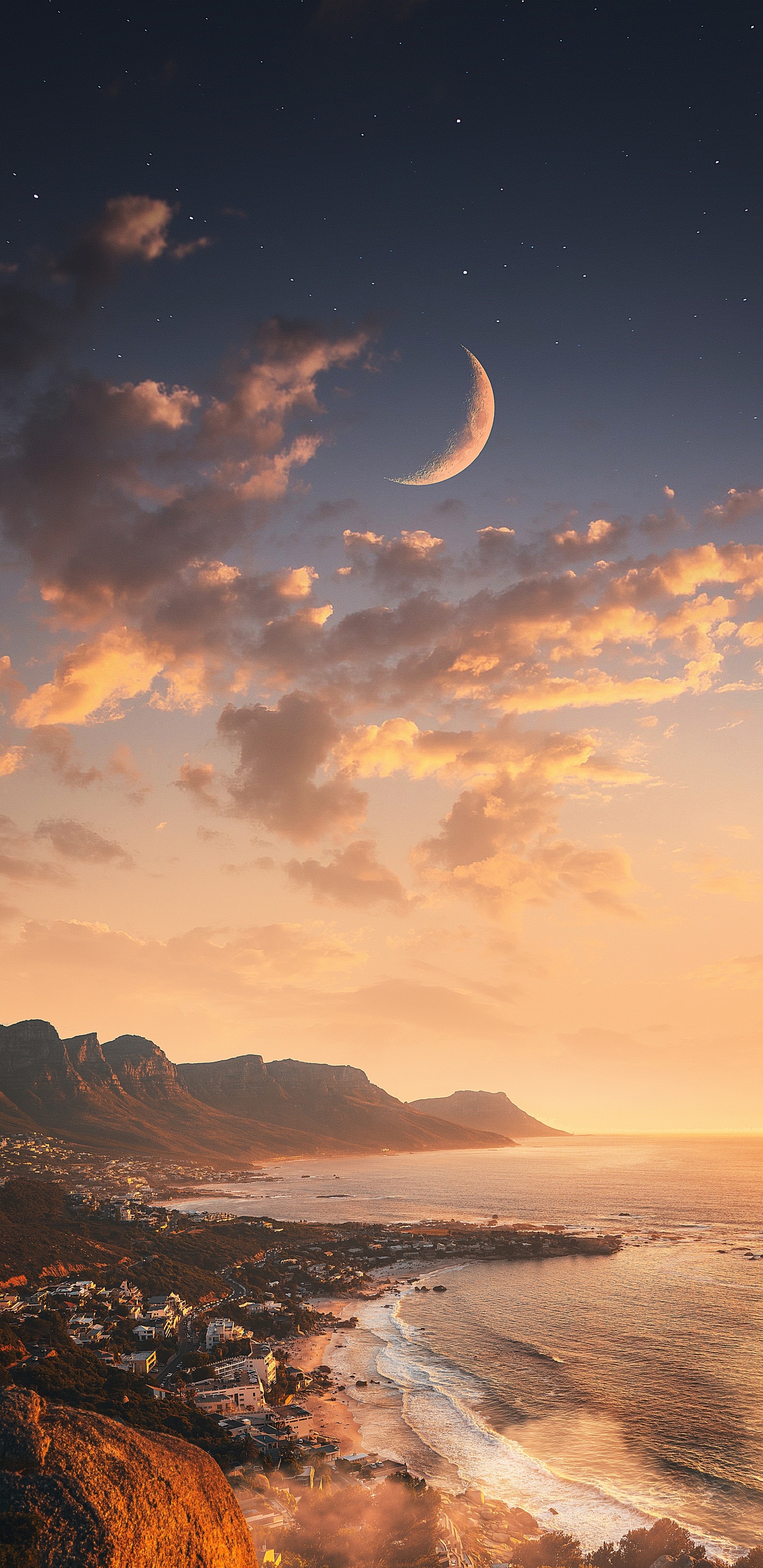 Parque Nacional de la Montaña de la Mesa, Ciudad Del Cabo, Naturaleza, Agua, Ambiente. Wallpaper in 1440x2960 Resolution