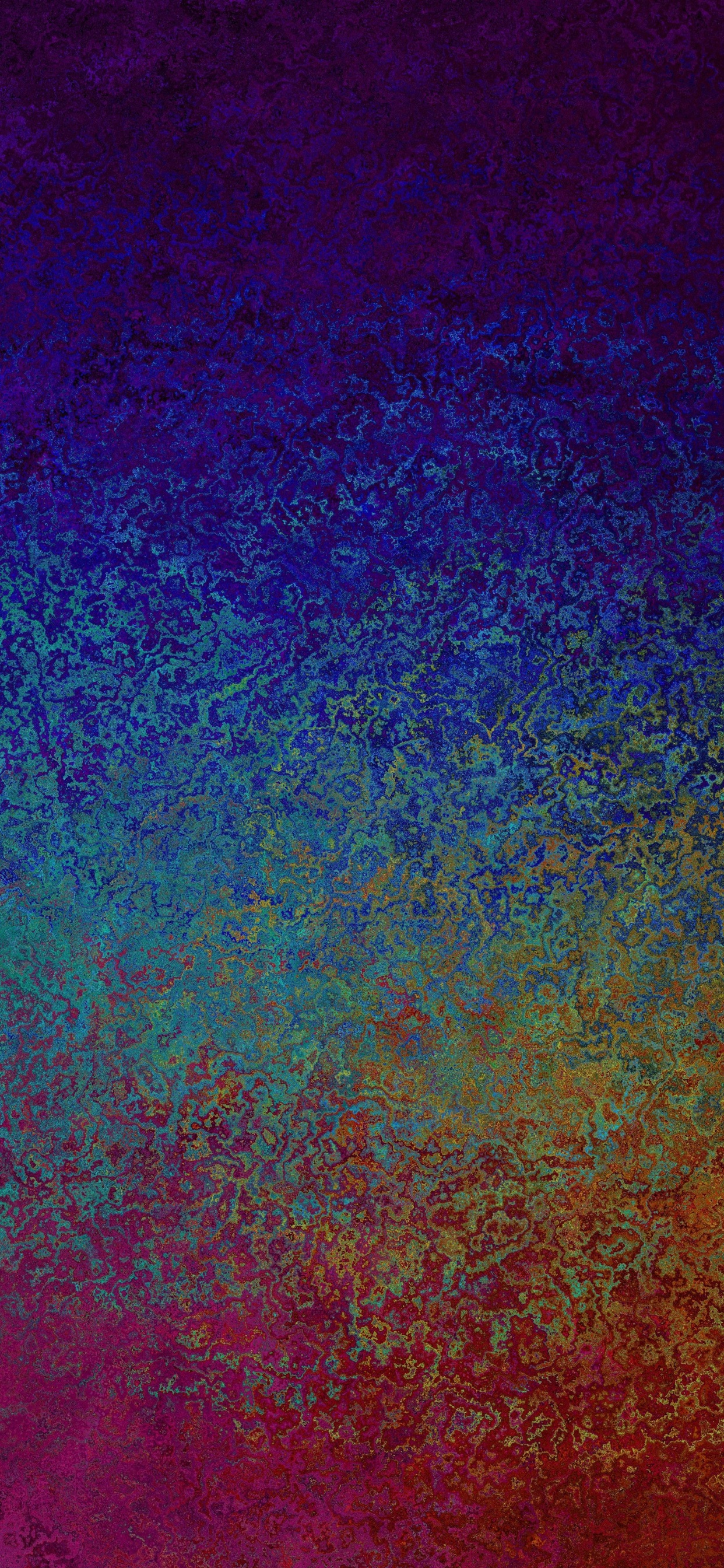 抽象艺术, 色彩, 黄色的, 紫色的, 橙色 壁纸 1242x2688 允许