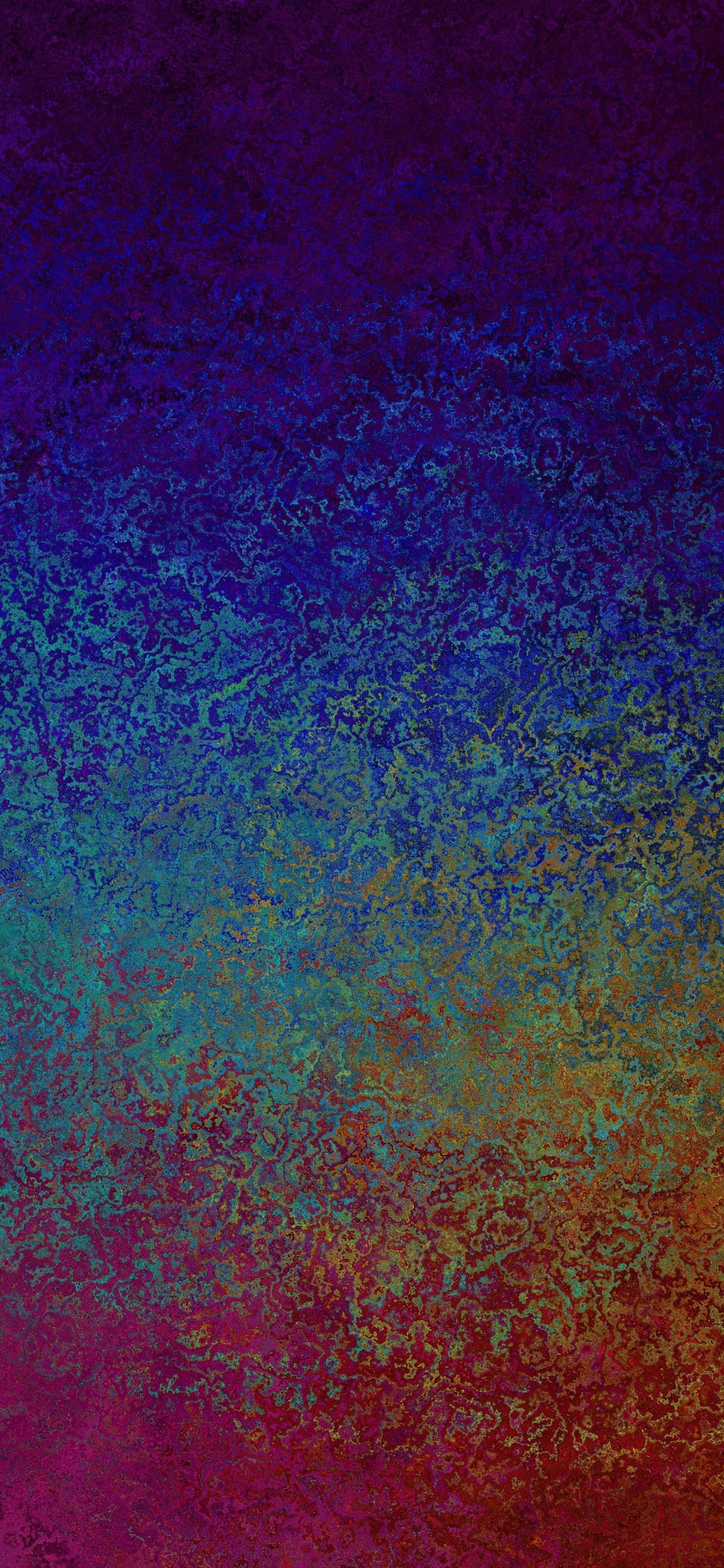 el Arte Abstracto, Azul, Amarillo, Morado, Naranja. Wallpaper in 1125x2436 Resolution