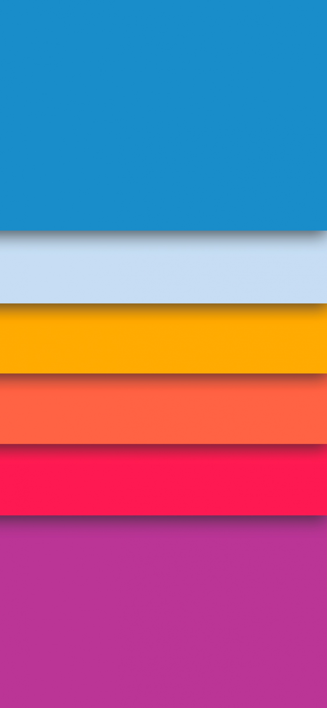 Farbigkeit, Rechteck, Farbtöne Und Schattierungen, Magenta, Electric Blue. Wallpaper in 1125x2436 Resolution