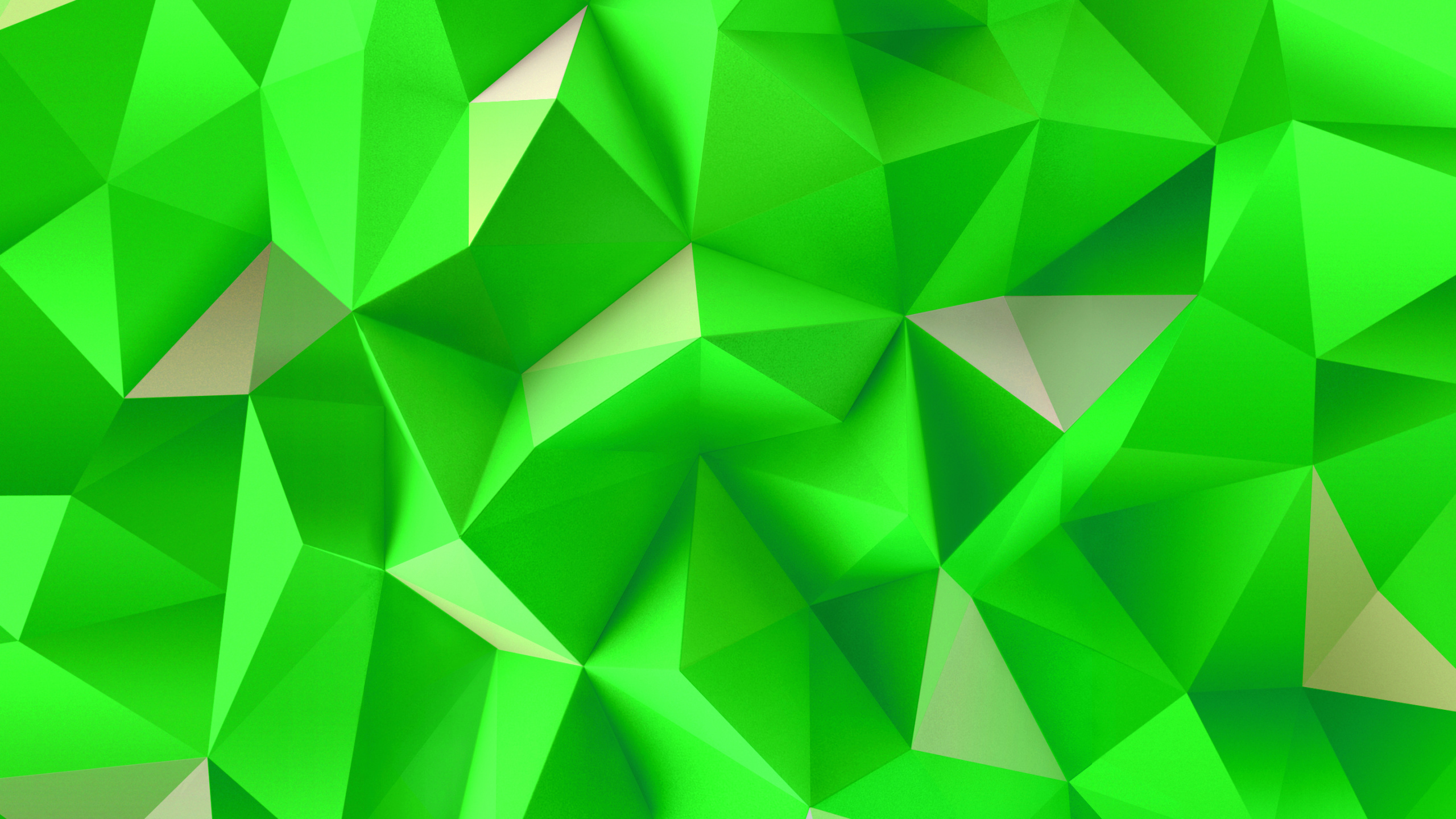 Grüne Und Gelbe Abstrakte Malerei. Wallpaper in 2560x1440 Resolution