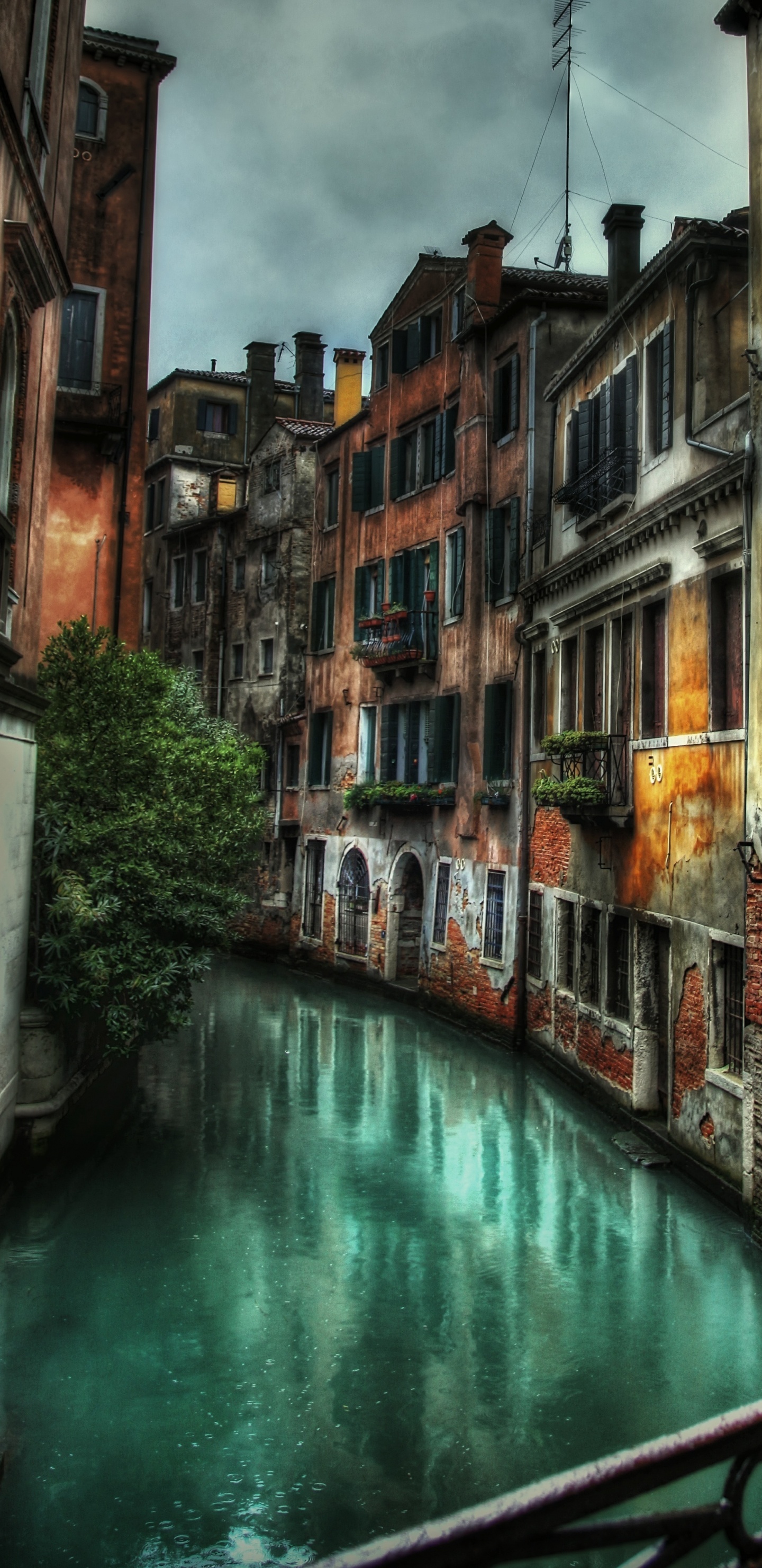 Río Entre Edificios de Hormigón Durante el Día. Wallpaper in 1440x2960 Resolution