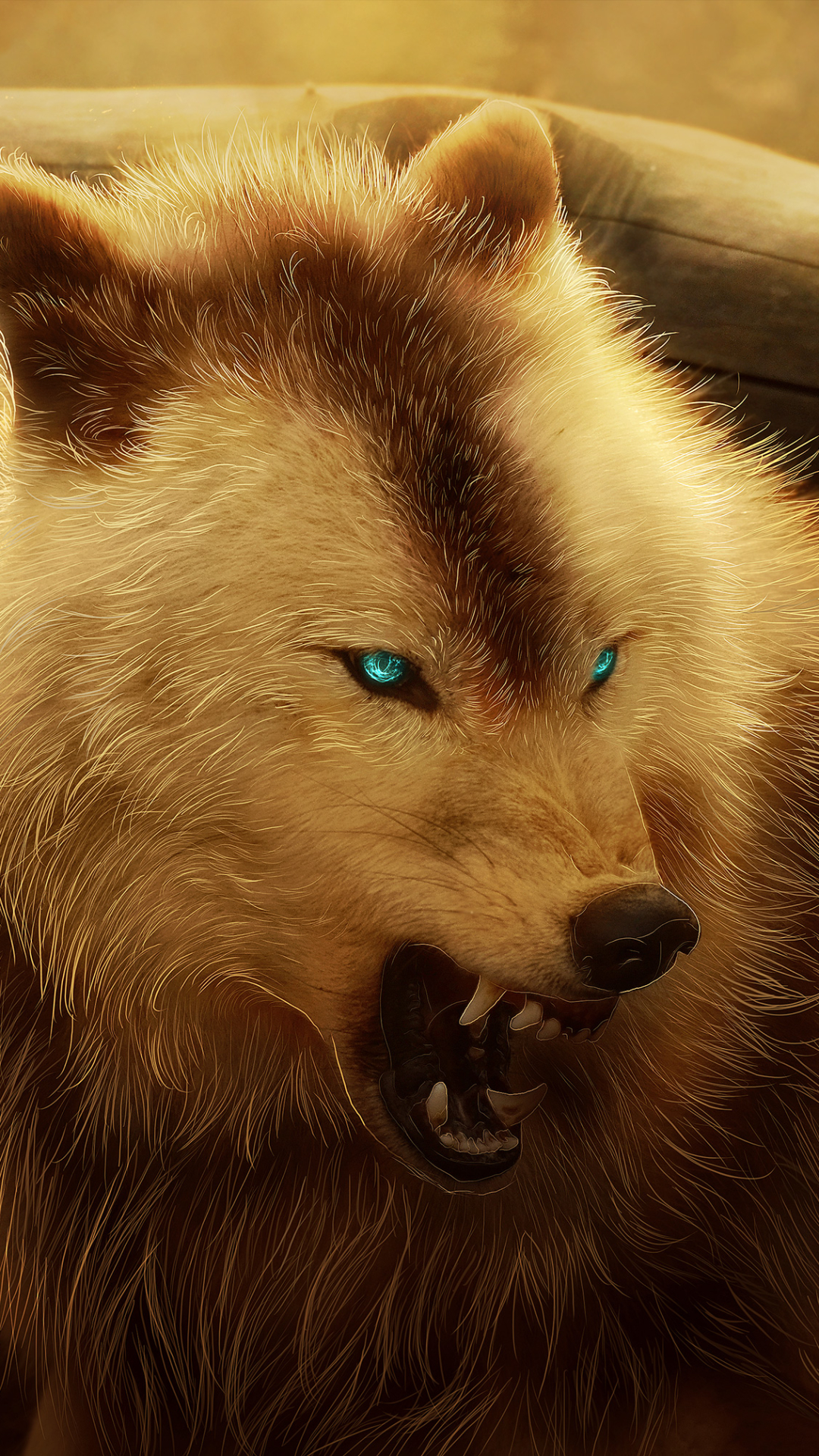 Abziehbild, Wolf, Car, Dogge, Hunderasse. Wallpaper in 1080x1920 Resolution