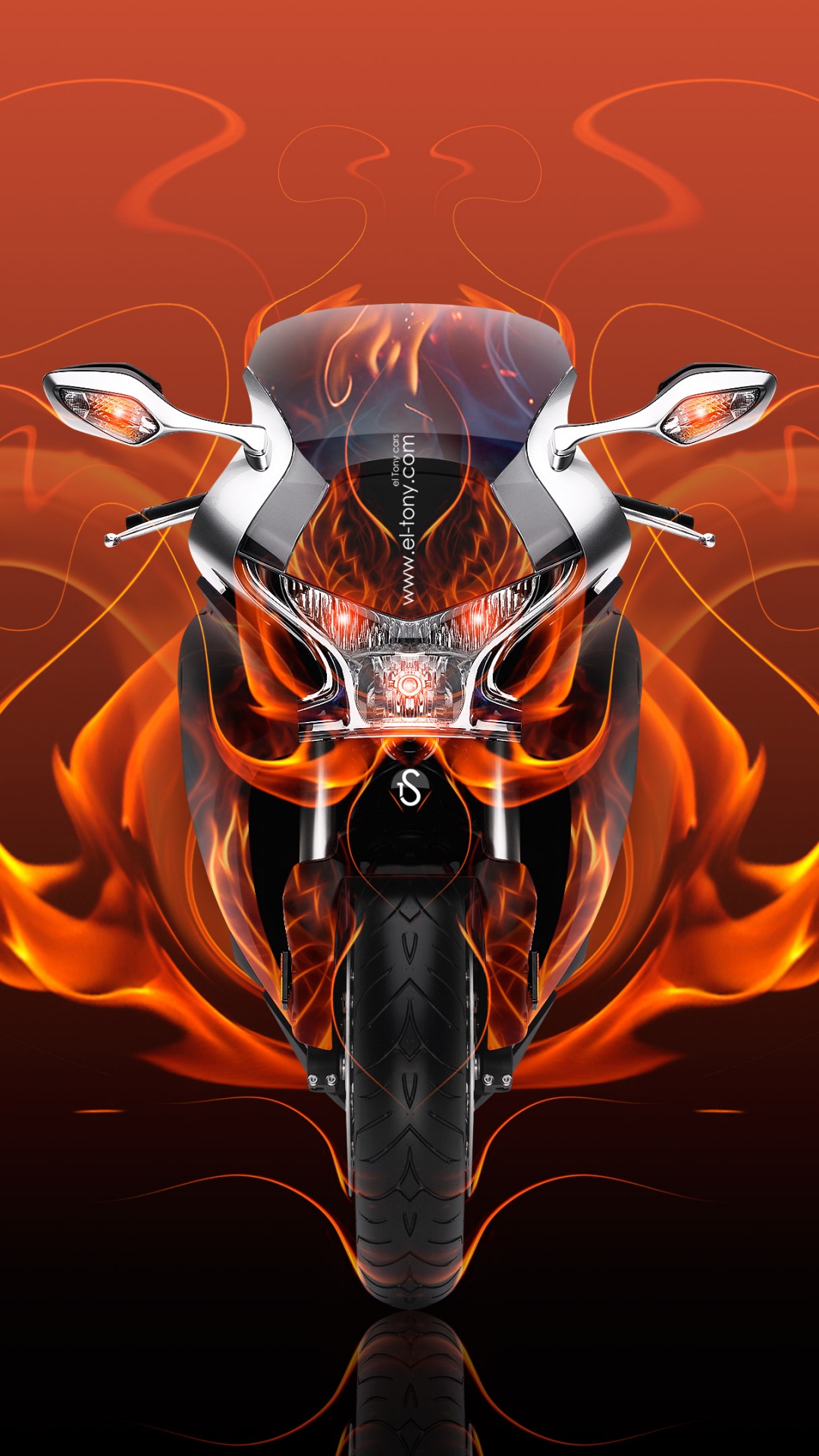 Man in Black and White Helmet Illustration. Wallpaper in 1080x1920 Resolution